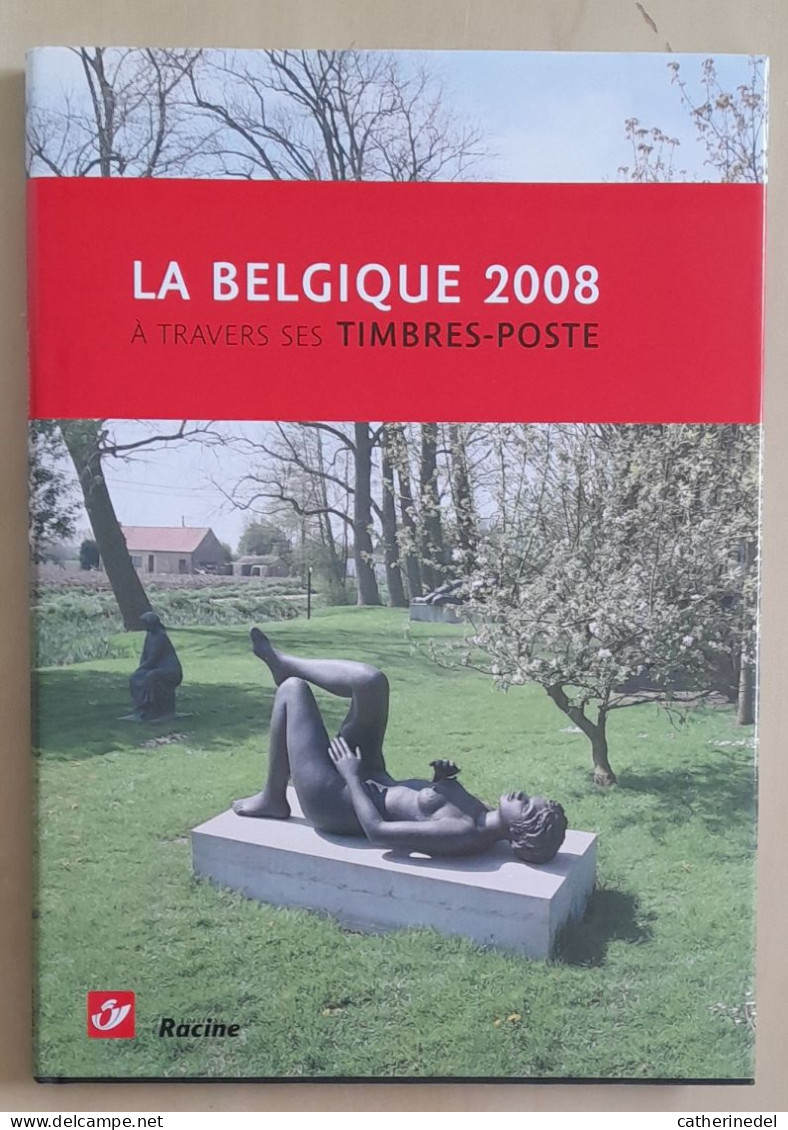 Année 2008 : Livre Philatélique Avec Timbres - La Belgique 2008 à Travers Ses Timbres-poste (Faciale +/- 93€) - Sammlungen