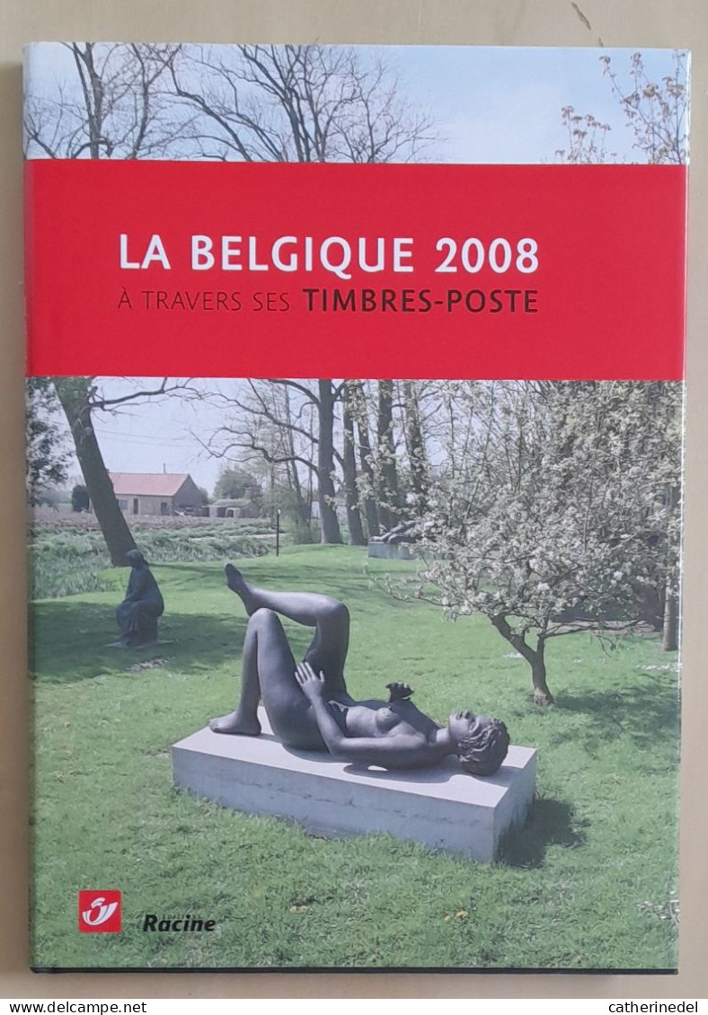 Année 2008 : Livre Philatélique Avec Timbres - La Belgique 2008 à Travers Ses Timbres-poste (Faciale +/- 93€) - Collections
