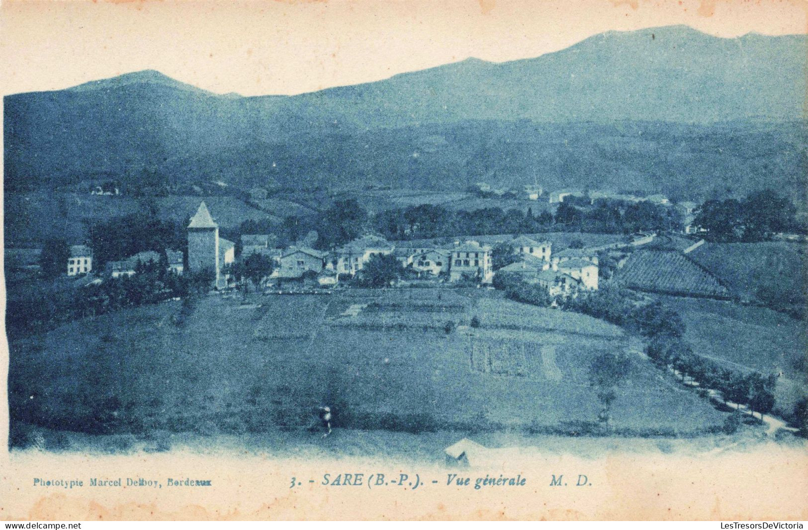 FRANCE - 64 - Sare - Vue Générale - Carte Postale Ancienne - Sare