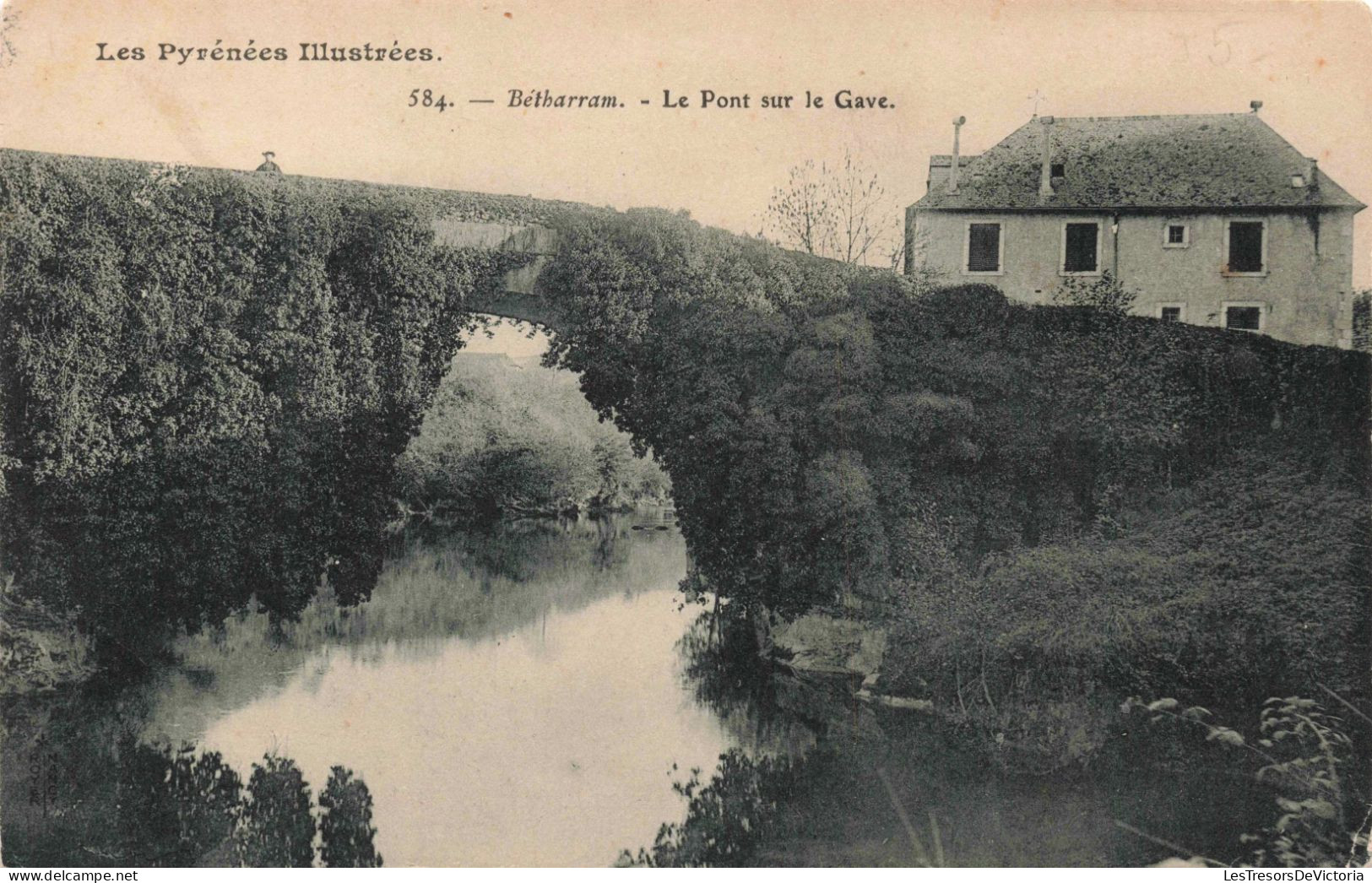 FRANCE - 64 - Bétharram - Le Pont Sur Le Gave - Carte Postale Ancienne - Lestelle-Bétharram