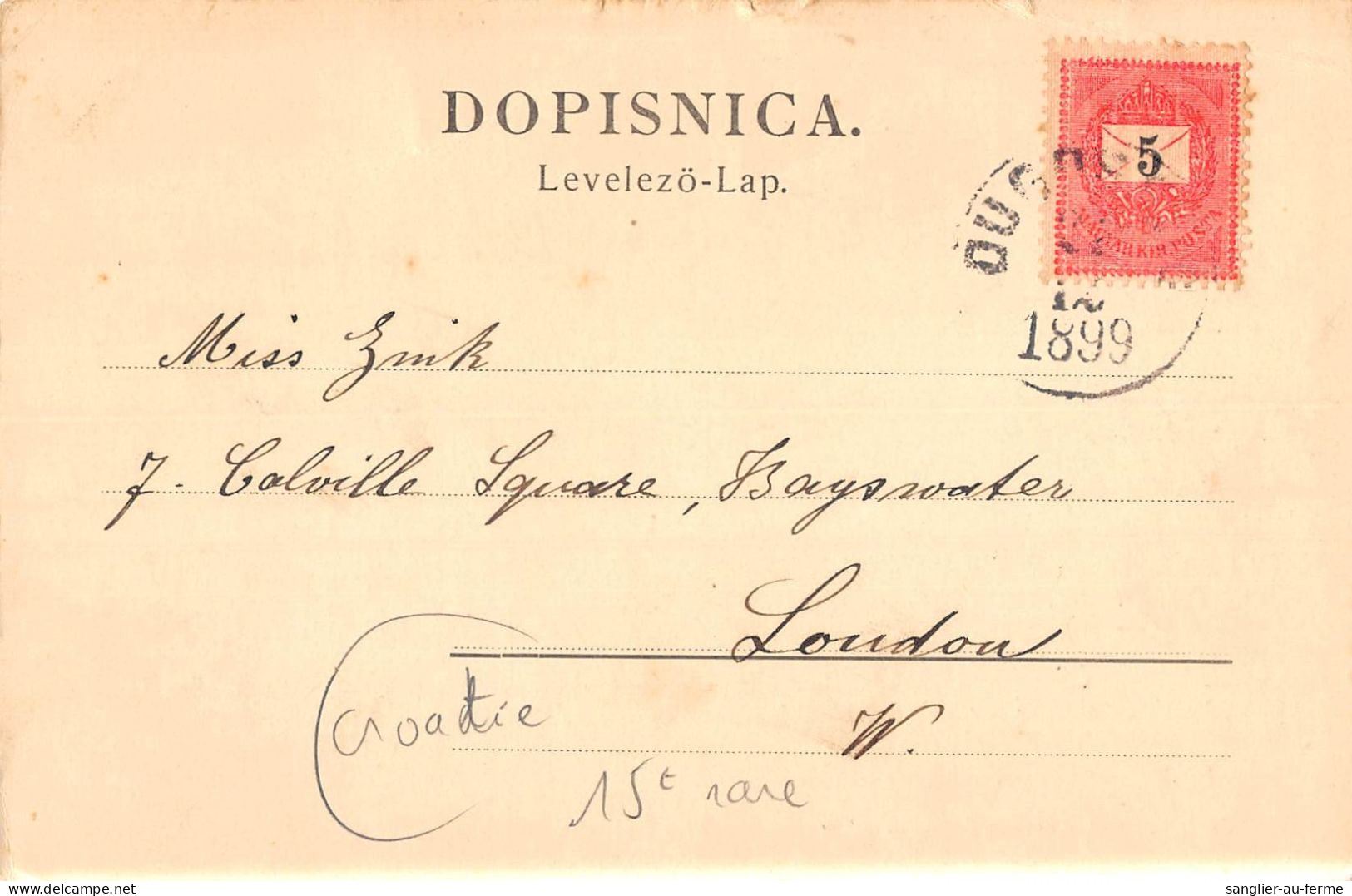 CPA CROATIE / ZAGREB / AGRAM / SVENCILISTNI TRG / UNIVERSITATSPLATZ - Kroatien