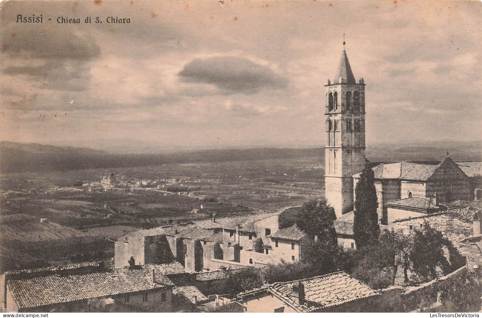 ITALIE - Assisi - Eglise De Sainte Chiara - Carte Postale Ancienne - Sonstige & Ohne Zuordnung