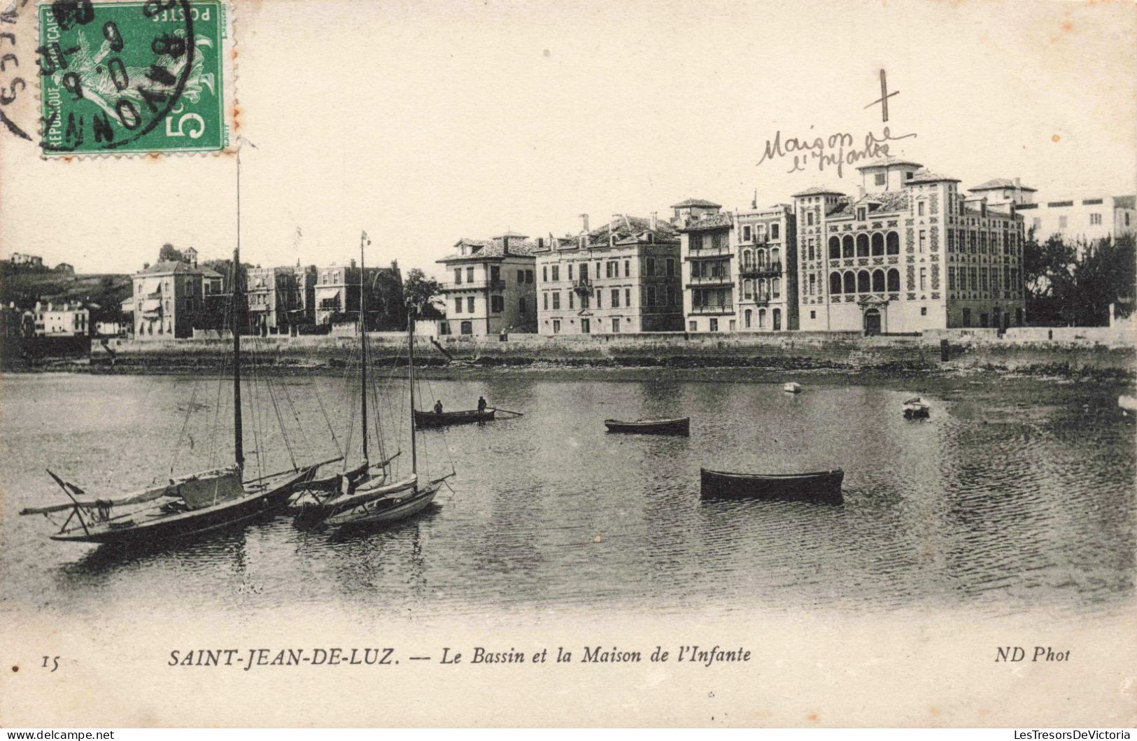 FRANCE - 64 - Saint-Jean-de-Luz - Le Bassin Et La Maison De L'Infante - Carte Postale Ancienne - Saint Jean De Luz