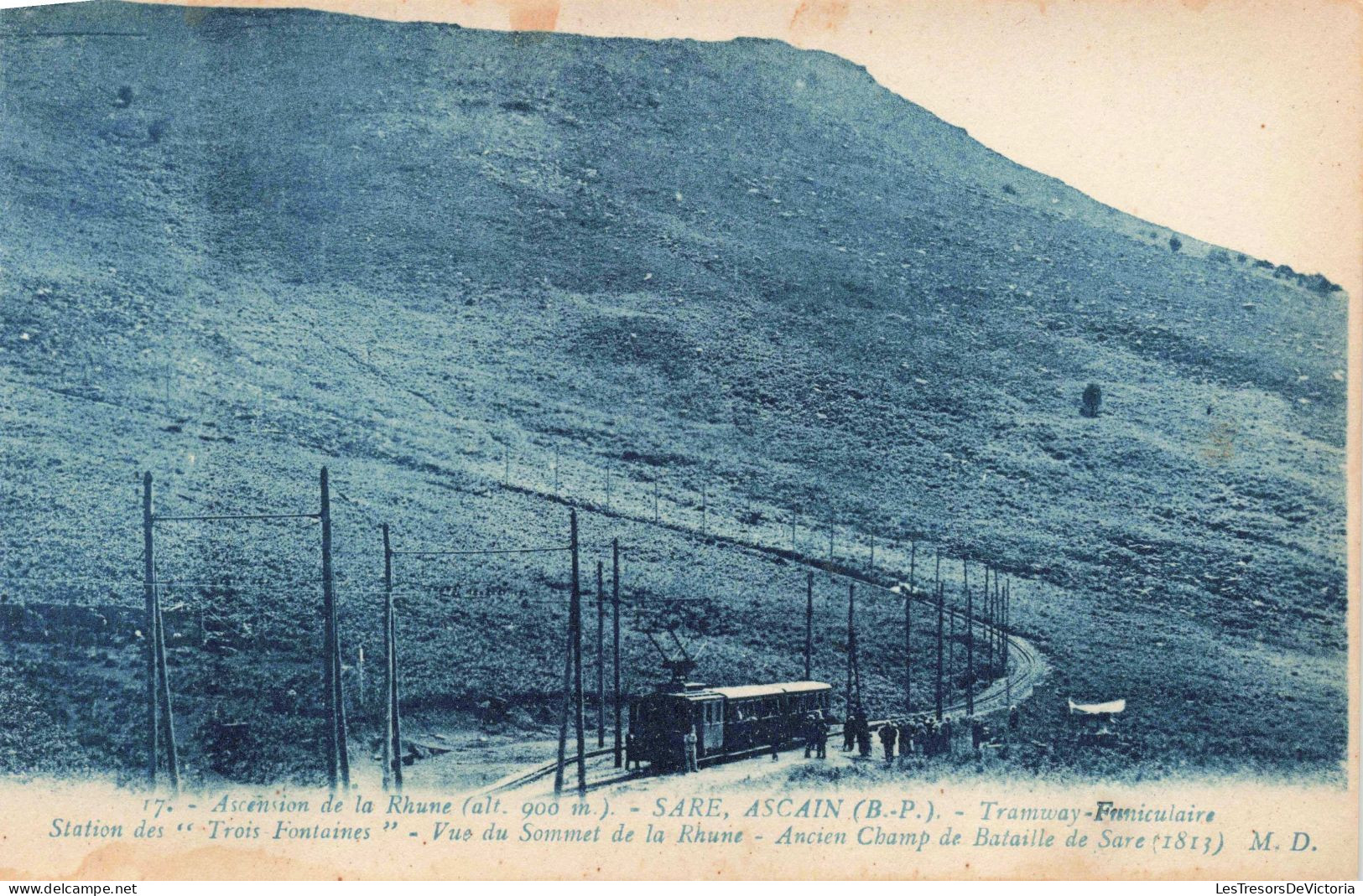 FRANCE - 64 - Ascension De La Rhune - Sare, Ascain - Tramway-Funiculaire - Carte Postale Ancienne - Sare