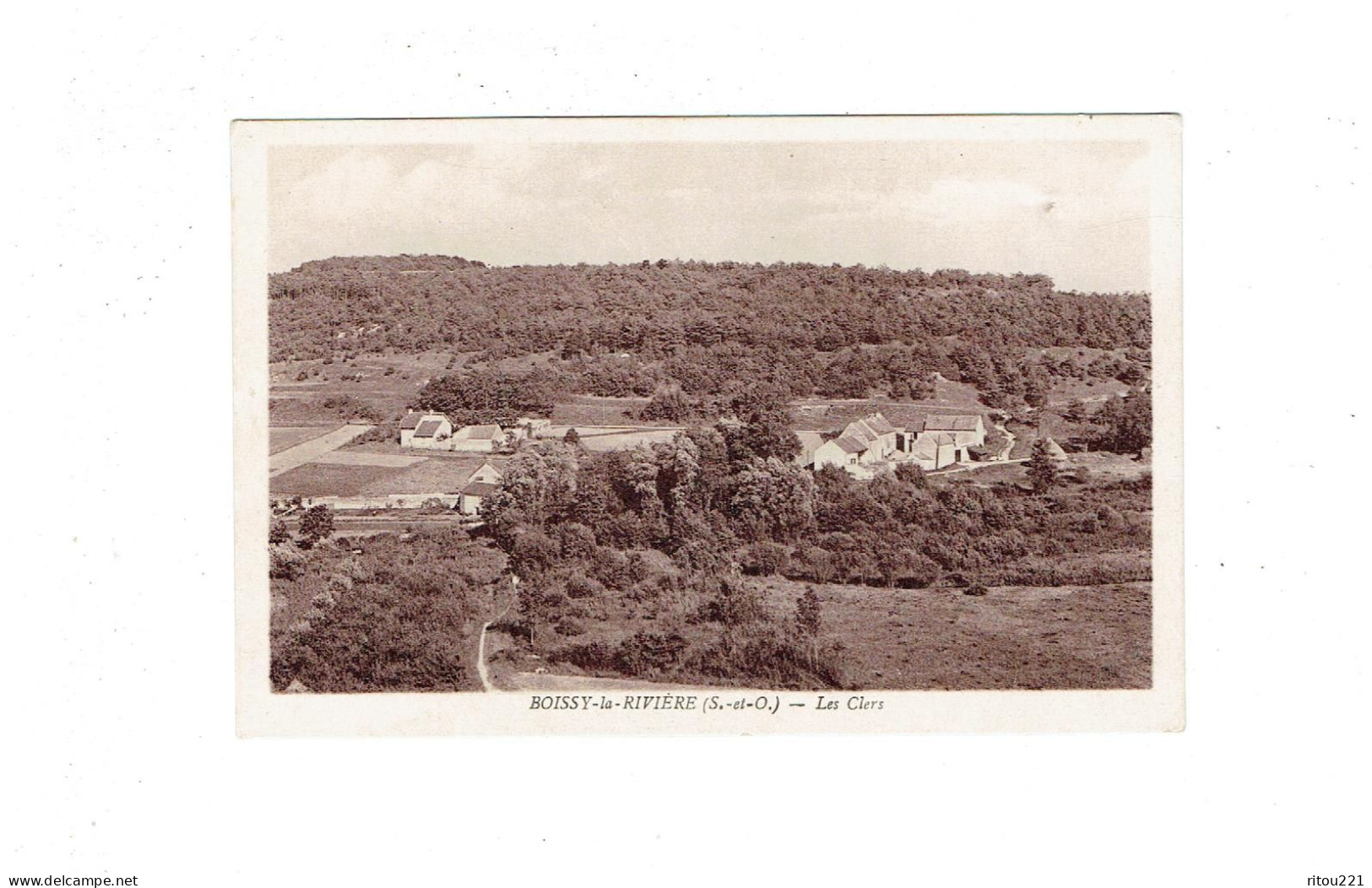 Cpa - 91 - Boissy-la-Rivière - Les Clercs - - Boissy-la-Rivière