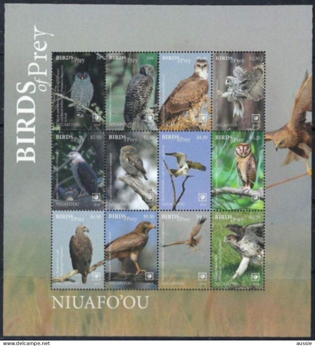 Tonga Niuafo'ou 2018 Bloc *** MNH Faune Oiseaux Birds Vogels - Tonga (1970-...)