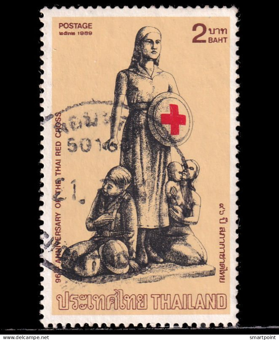 Thailand Stamp 1989 96th Anniversary Of The Thai Red Cross Society - Used - Thailand