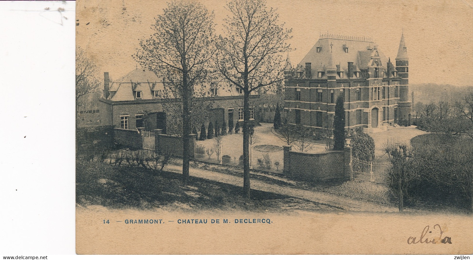 GERAARDSBERGEN GRAMMONT CHATEAU DE M. DECLERCQ - Geraardsbergen