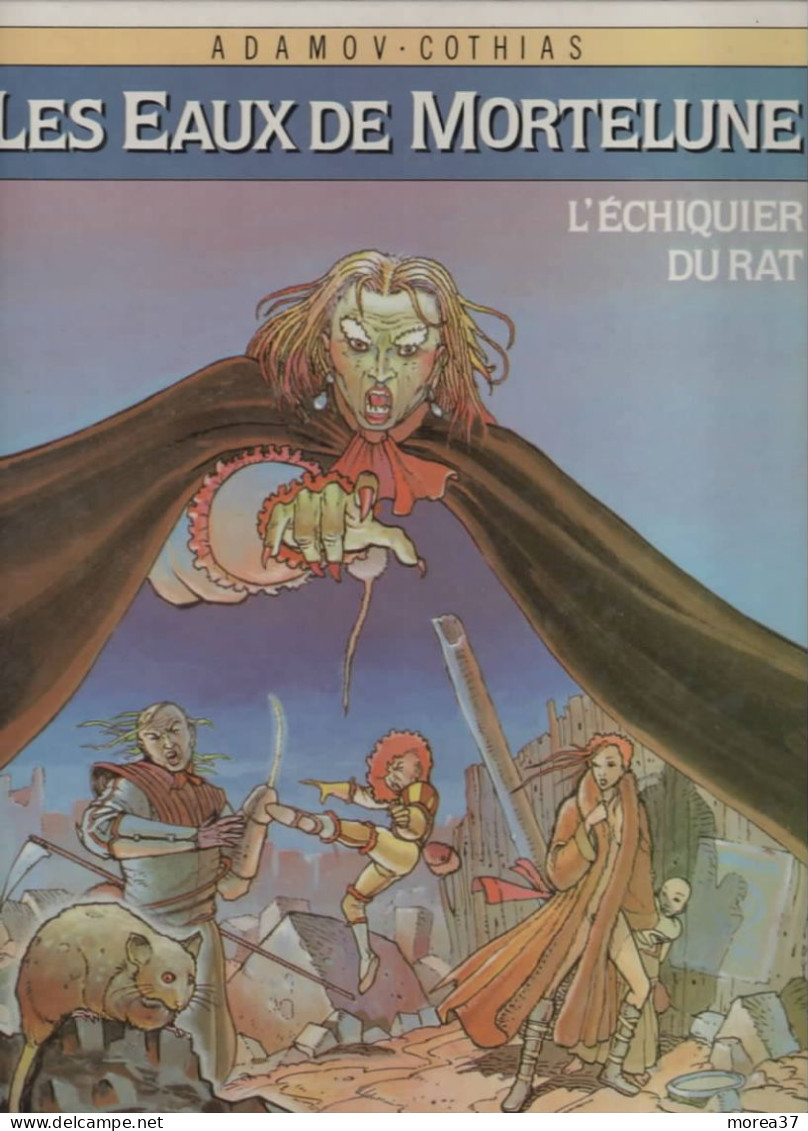 LES EAUX DE MORTELUNE   "L'échiquier Du Rat "  Tome 1  EO  De ADAMOV / COTHIAS   GLENAT - Eaux De Mortelune, Les