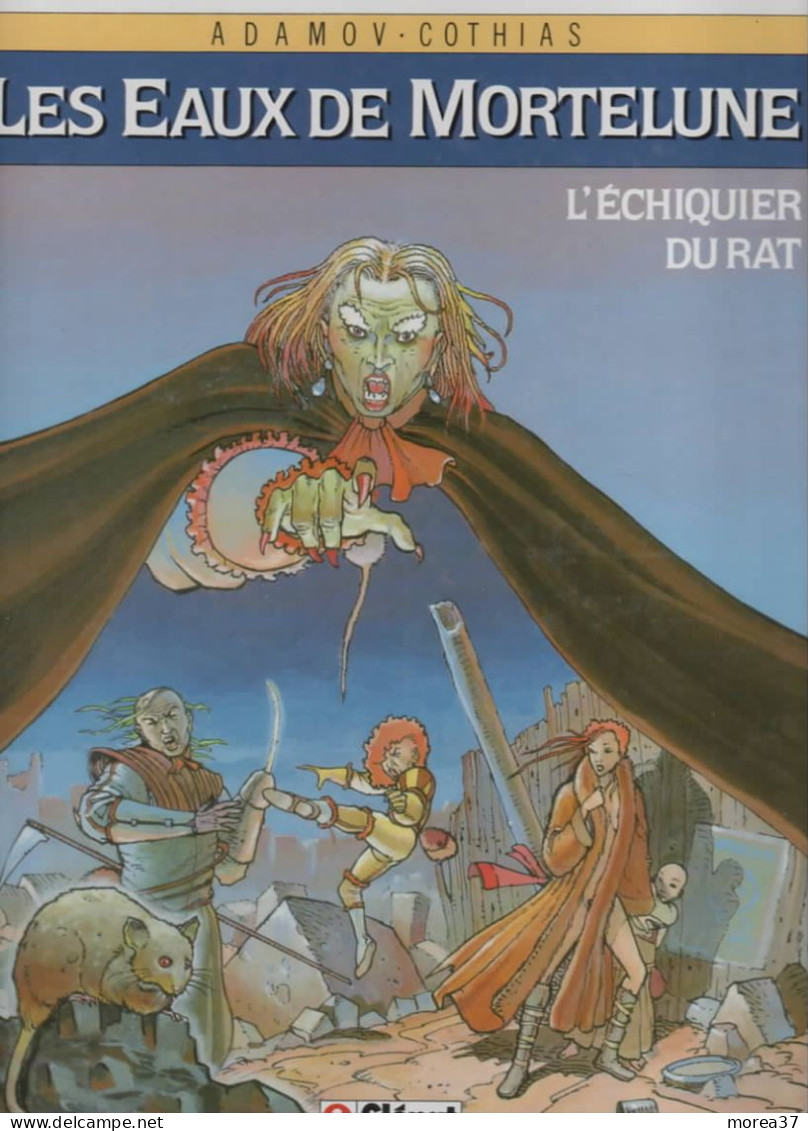 LES EAUX DE MORTELUNE   "L'échiquier Du Rat "  Tome 1    De ADAMOV / COTHIAS   GLENAT - Eaux De Mortelune, Les