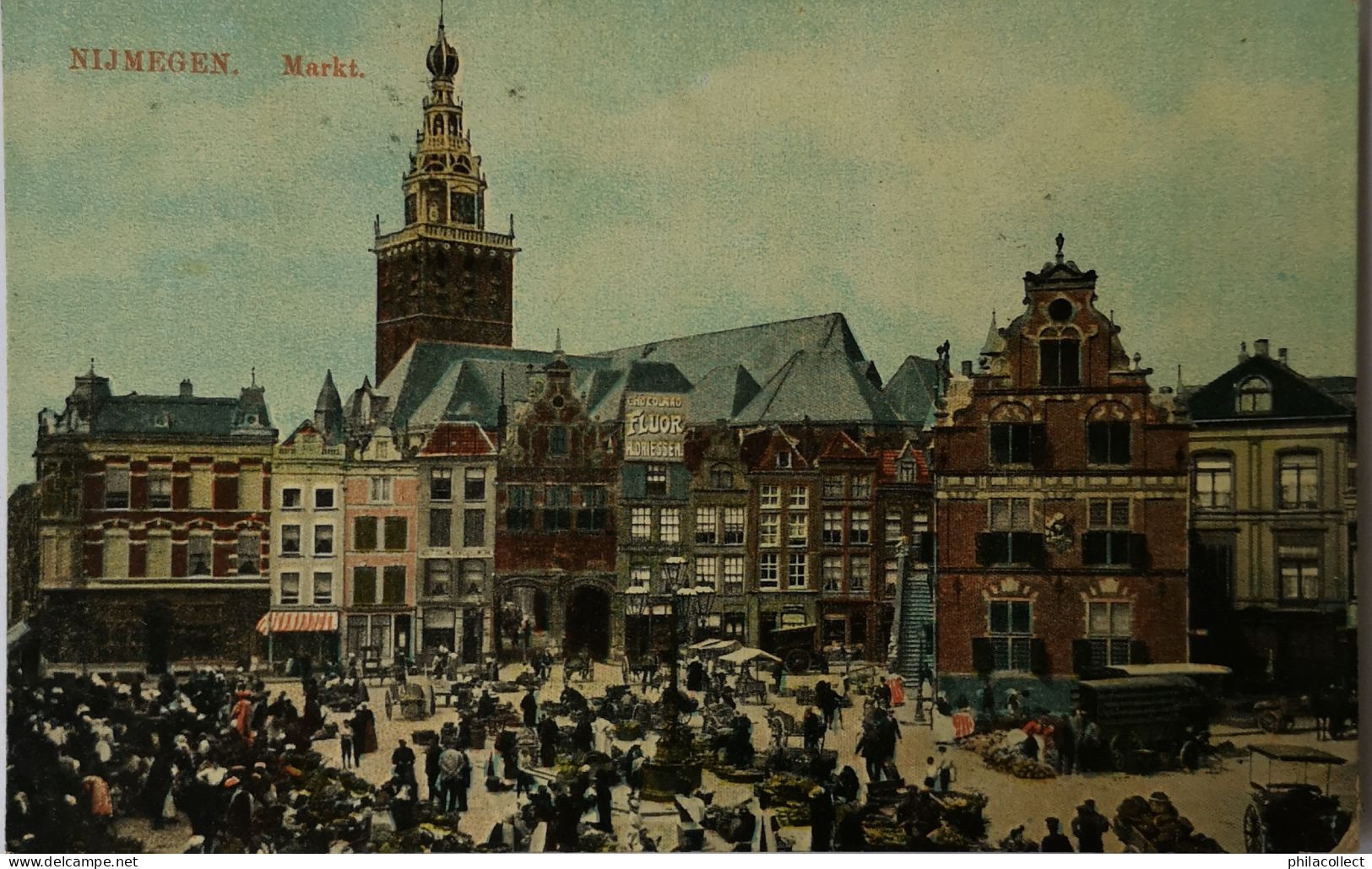 Nijmegen // Markt Tijdens Marktdag 1912 - Nijmegen