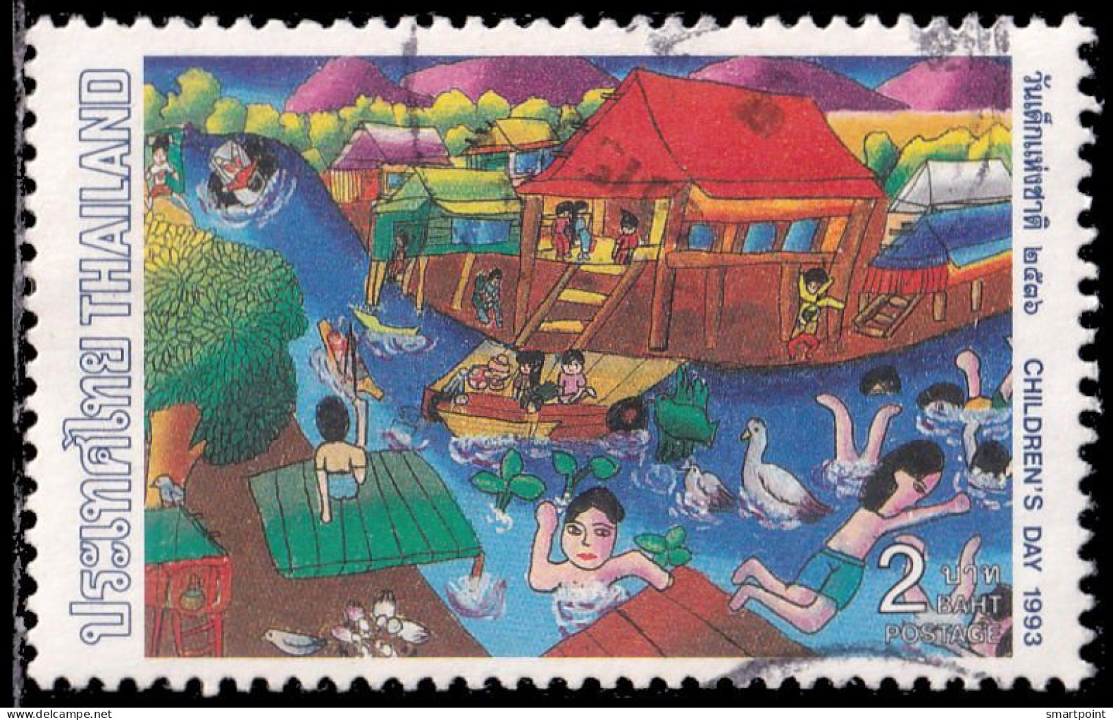 Thailand Stamp 1993 Children's Day 2 Baht - Used - Thaïlande