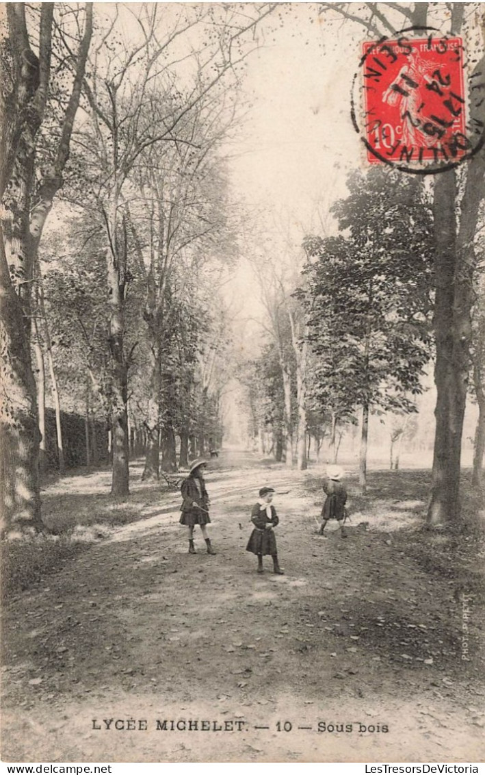 FRANCE - Vanves - Sous Bois - Lycée Michelet - écoliers - Carte Postale Ancienne - Vanves