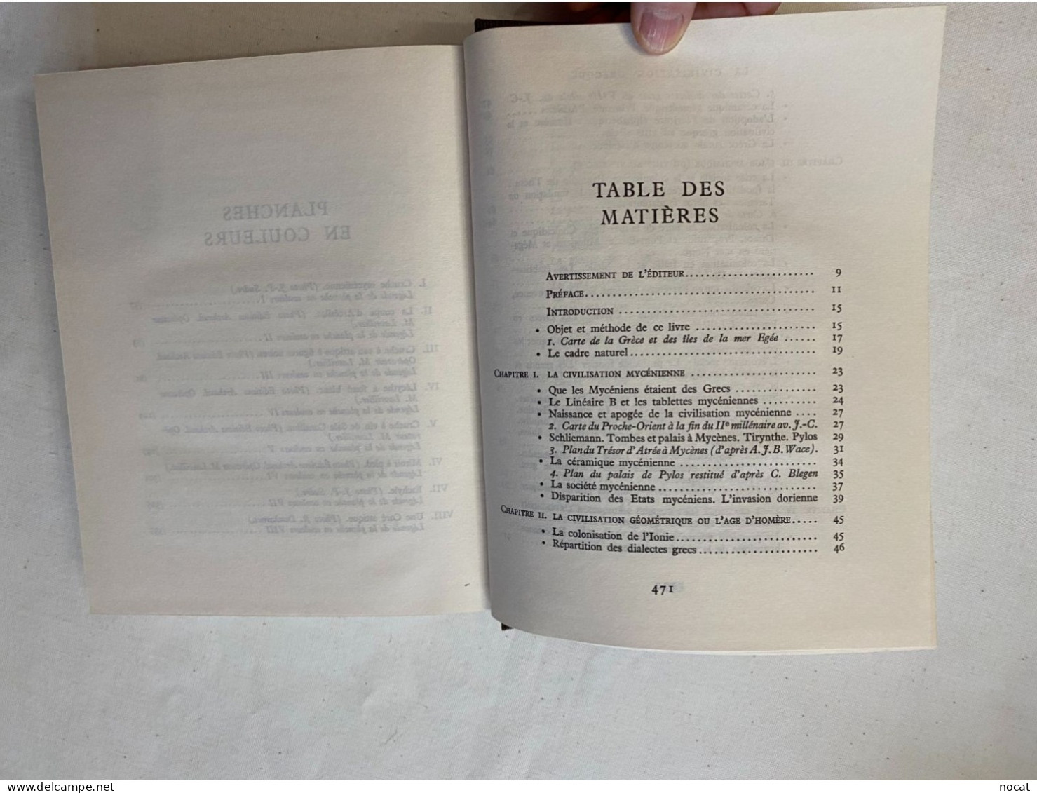 la civilisation grecque à l'époque archaïque te classique Francois Chamoux  Arthaud 1965