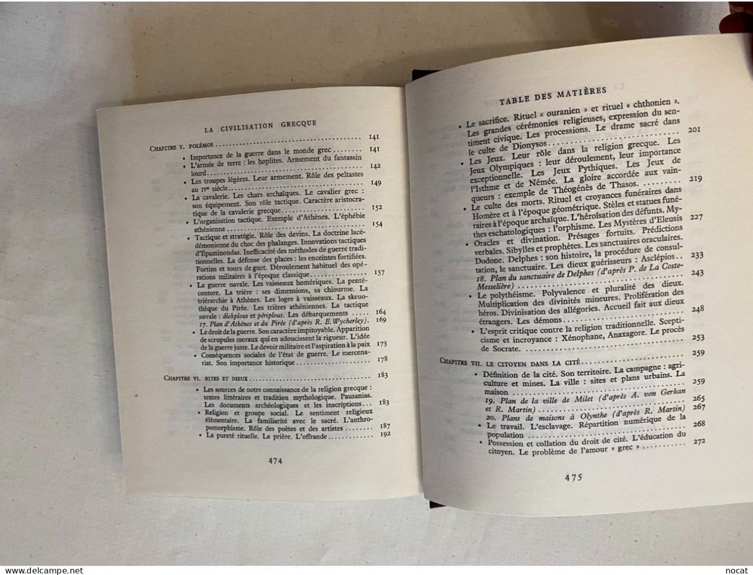 la civilisation grecque à l'époque archaïque te classique Francois Chamoux  Arthaud 1965