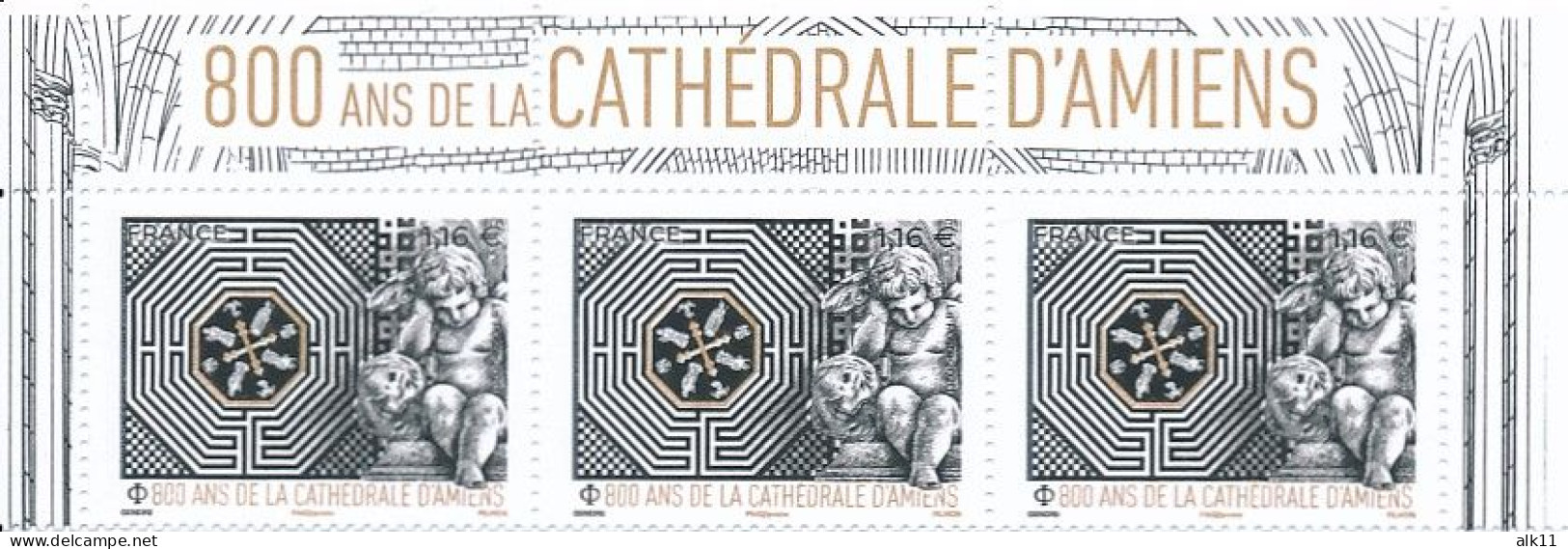 France 2020 - 5414 Cathédral D'Amiens - Haut Du Feuillet - Neuf - Nuevos