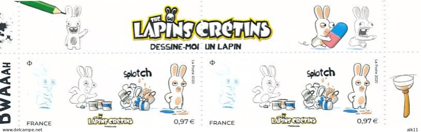 France 2020 - 5415 The Lapins Crétins - Haut Du Feuillet - Neuf - Nuevos