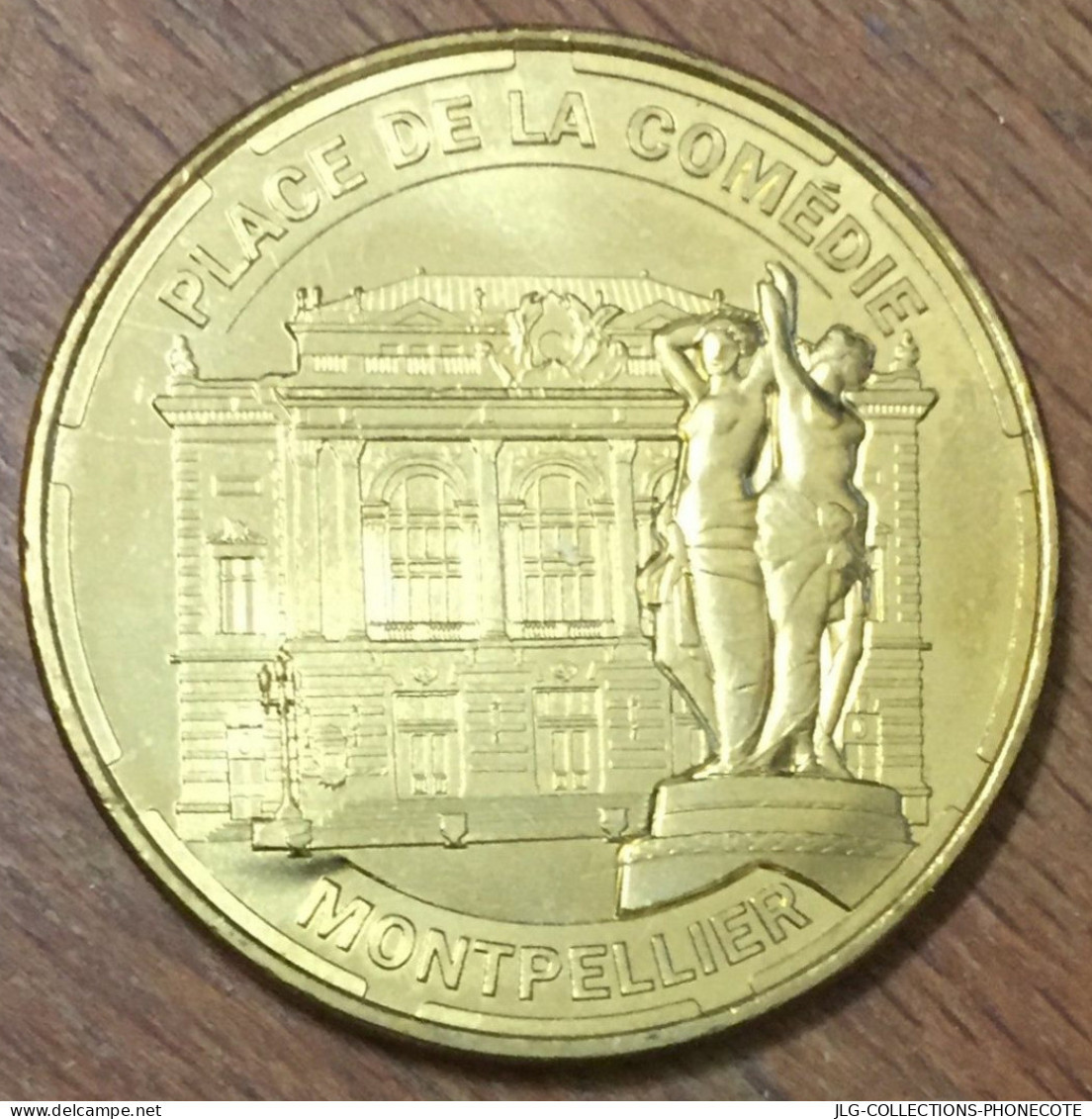 34 MONTPELLIER PLACE DE LA COMÉDIE MDP 2014 MÉDAILLE SOUVENIR MONNAIE DE PARIS JETON TOURISTIQUE TOKENS MEDALS COINS - 2014