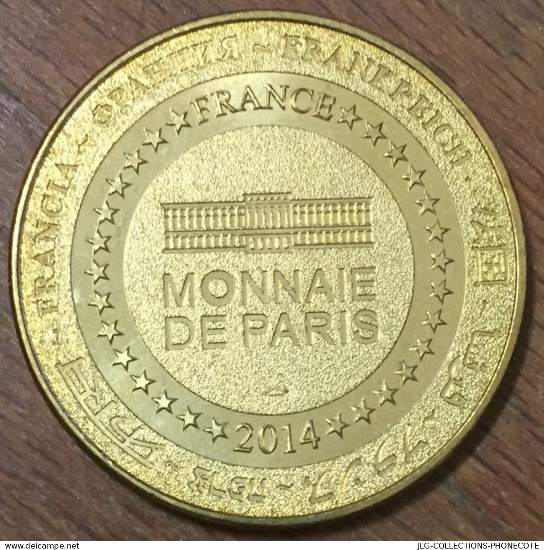 34 MONTPELLIER PLACE DE LA COMÉDIE MDP 2014 MÉDAILLE SOUVENIR MONNAIE DE PARIS JETON TOURISTIQUE TOKENS MEDALS COINS - 2014