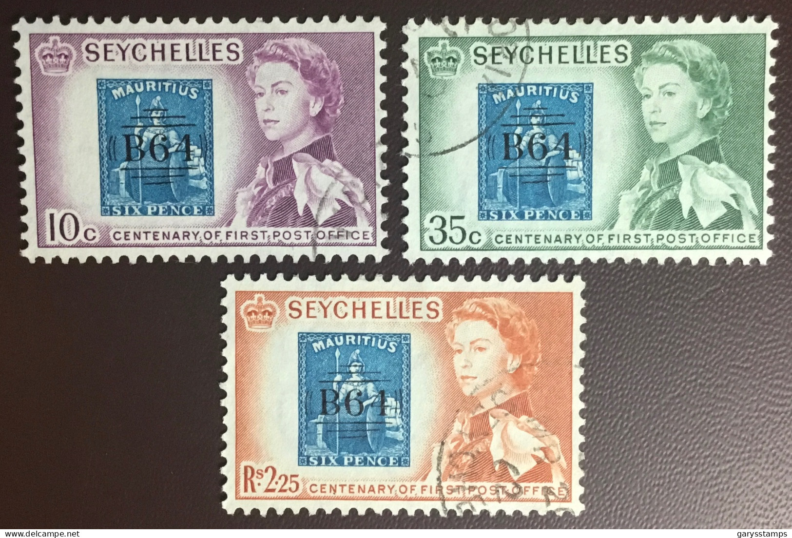 Seychelles 1961 Post Office Centenary FU - Seychellen (...-1976)