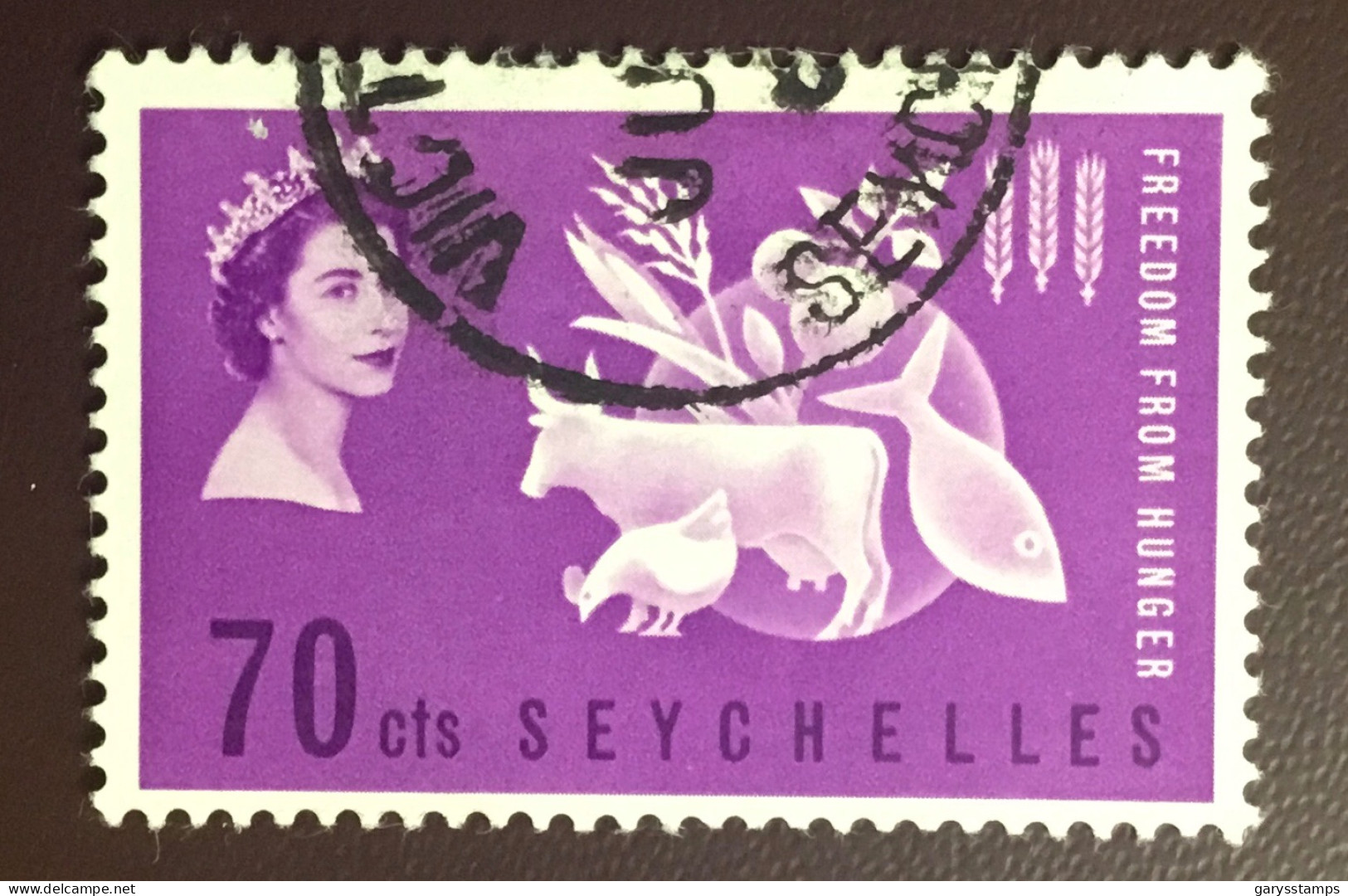 Seychelles 1963 Freedom From Hunger FU - Seychellen (...-1976)