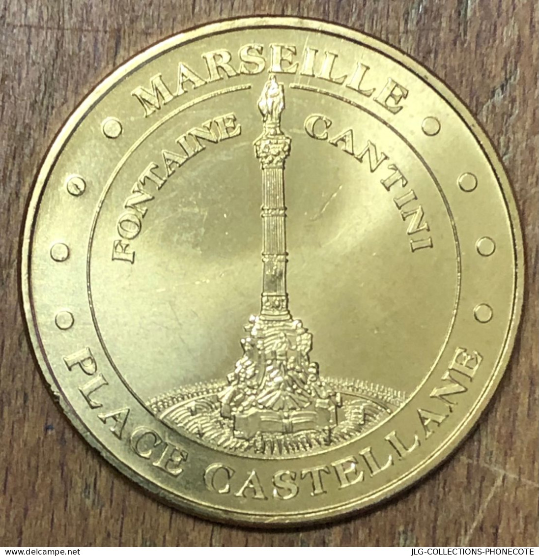 13 MARSEILLE FONTAINE CANTINI PLACE CASTELLANE MDP 2013 MÉDAILLE MONNAIE DE PARIS JETON TOURISTIQUE MEDALS COINS TOKENS - 2013