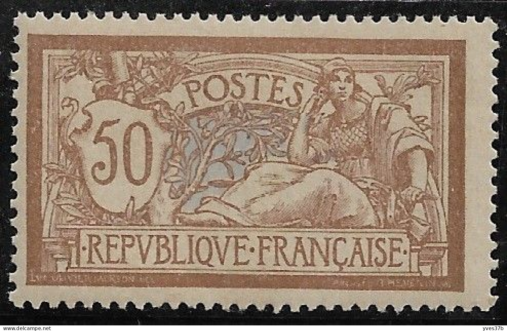 FRANCE N°120 "50cts Merson" - Brun Et Gris - Neuf** - Très Frais - SUP - - Unused Stamps