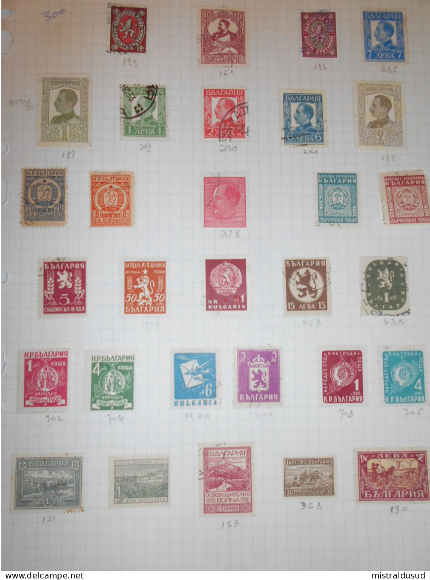 Bulgarie Collection , 300 Timbres Obliteres - Lots & Serien