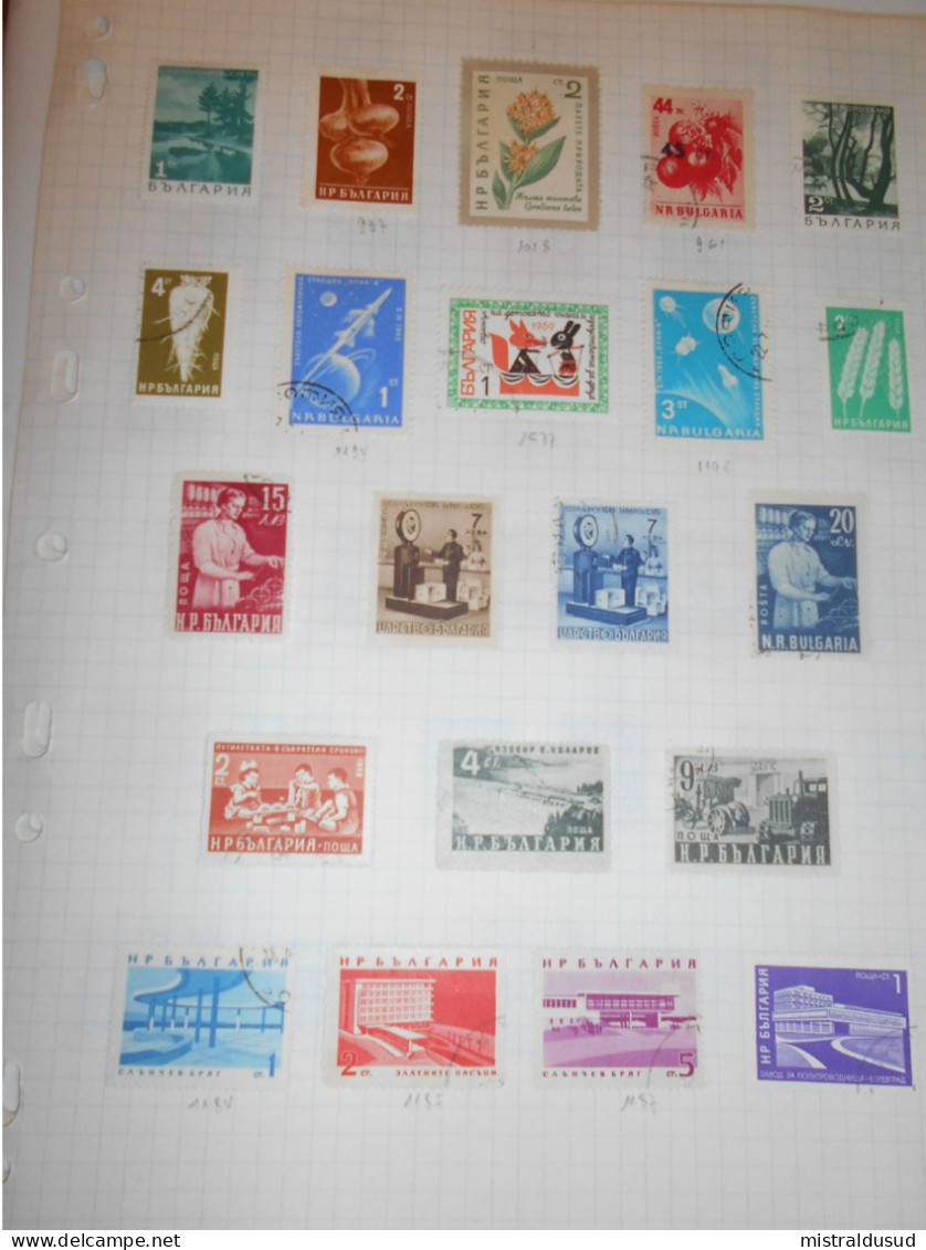 Bulgarie Collection , 300 Timbres Obliteres - Lots & Serien