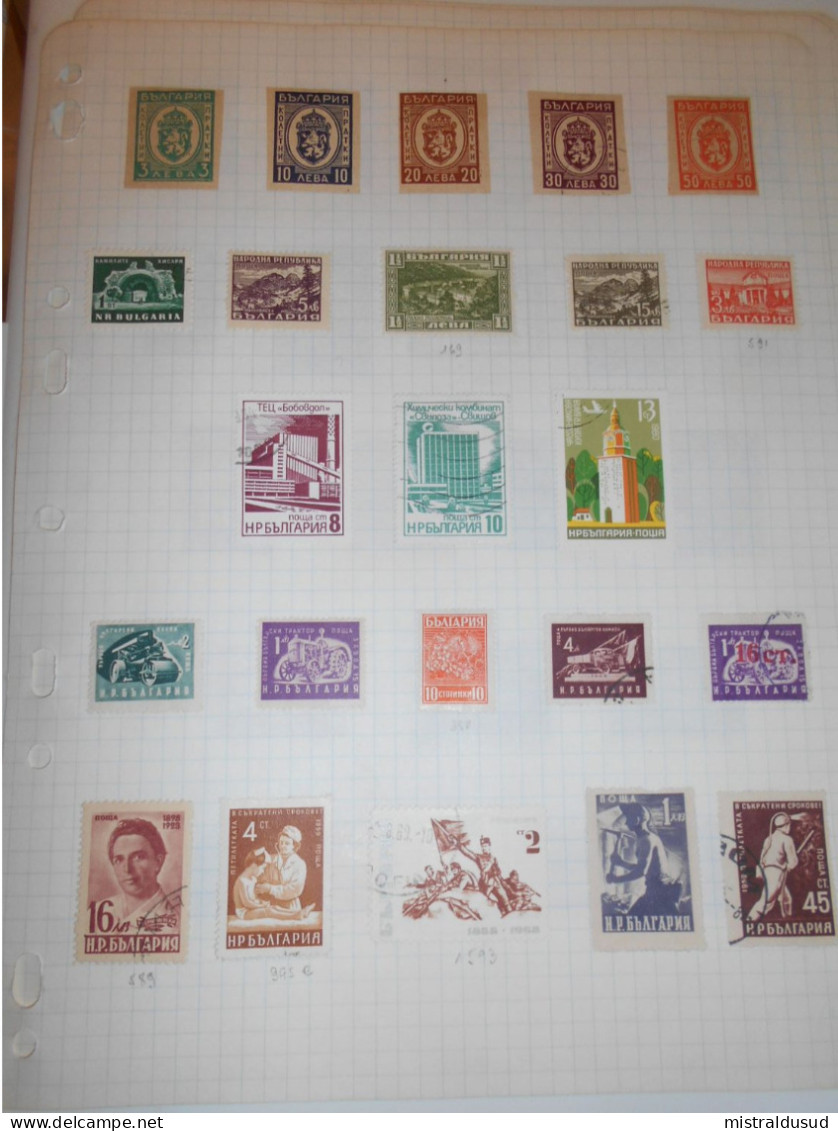 Bulgarie Collection , 300 Timbres Obliteres - Collections, Lots & Series
