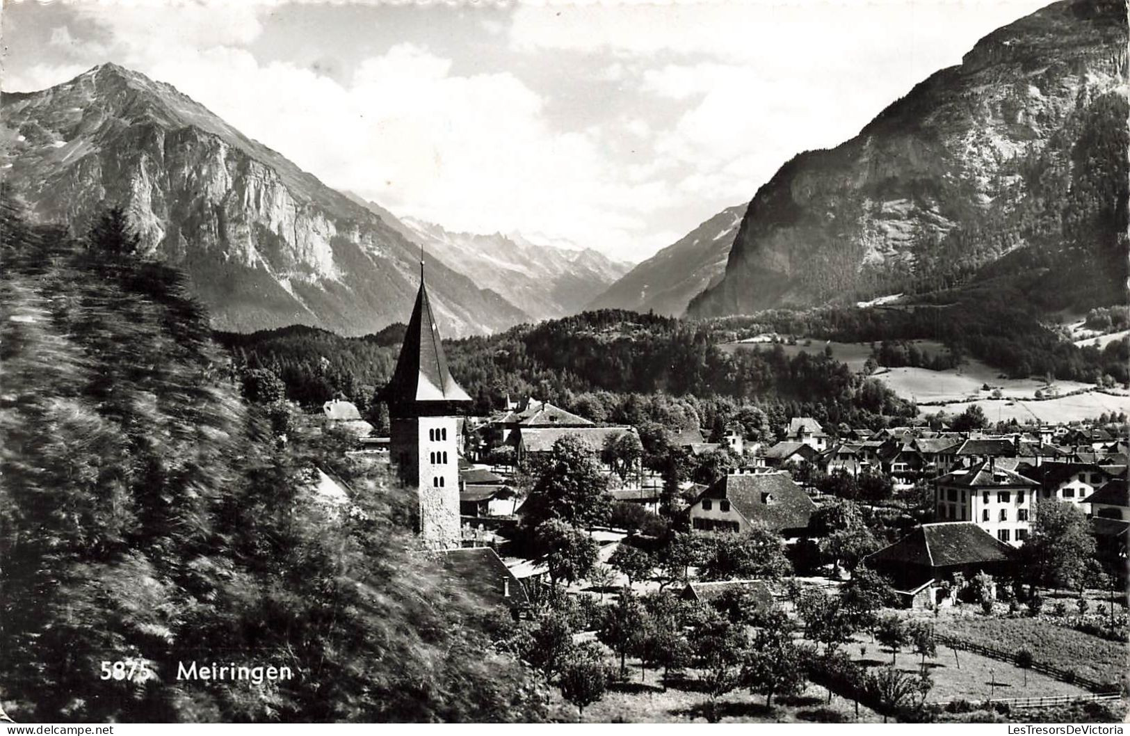 SUISSE - Meiringen - Panorama De La Ville - Carte Postale Ancienne - Meiringen