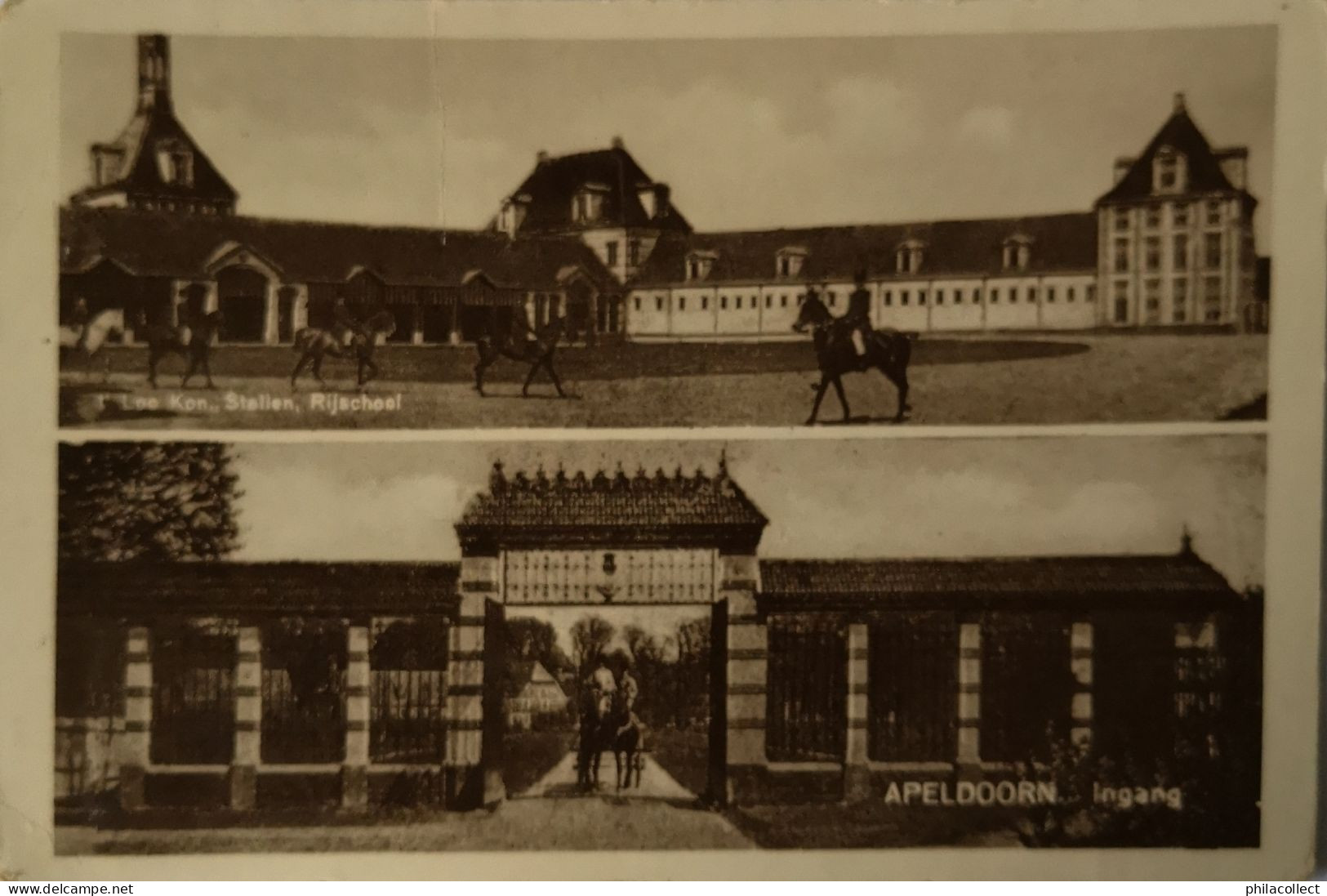 Apeldoorn // 't Loo (Stallen - Rijschool - Ingang 1932 - Apeldoorn