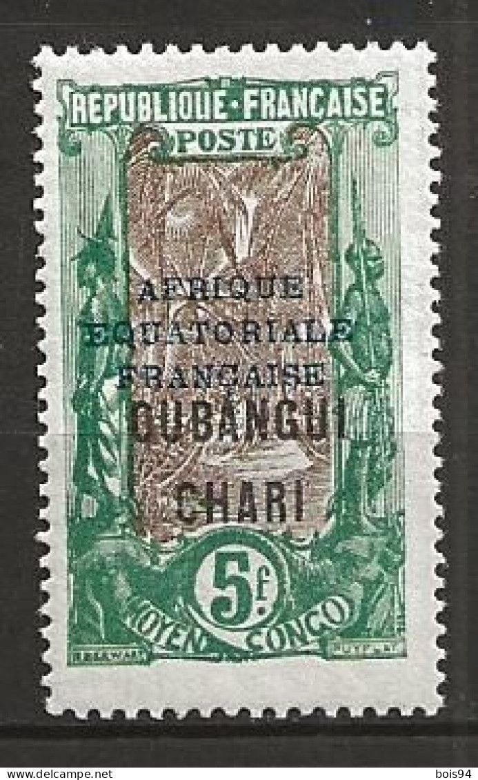 OUBANGUI 1924/25 .  N° 62 . Neuf  *  (MH) . - Nuevos