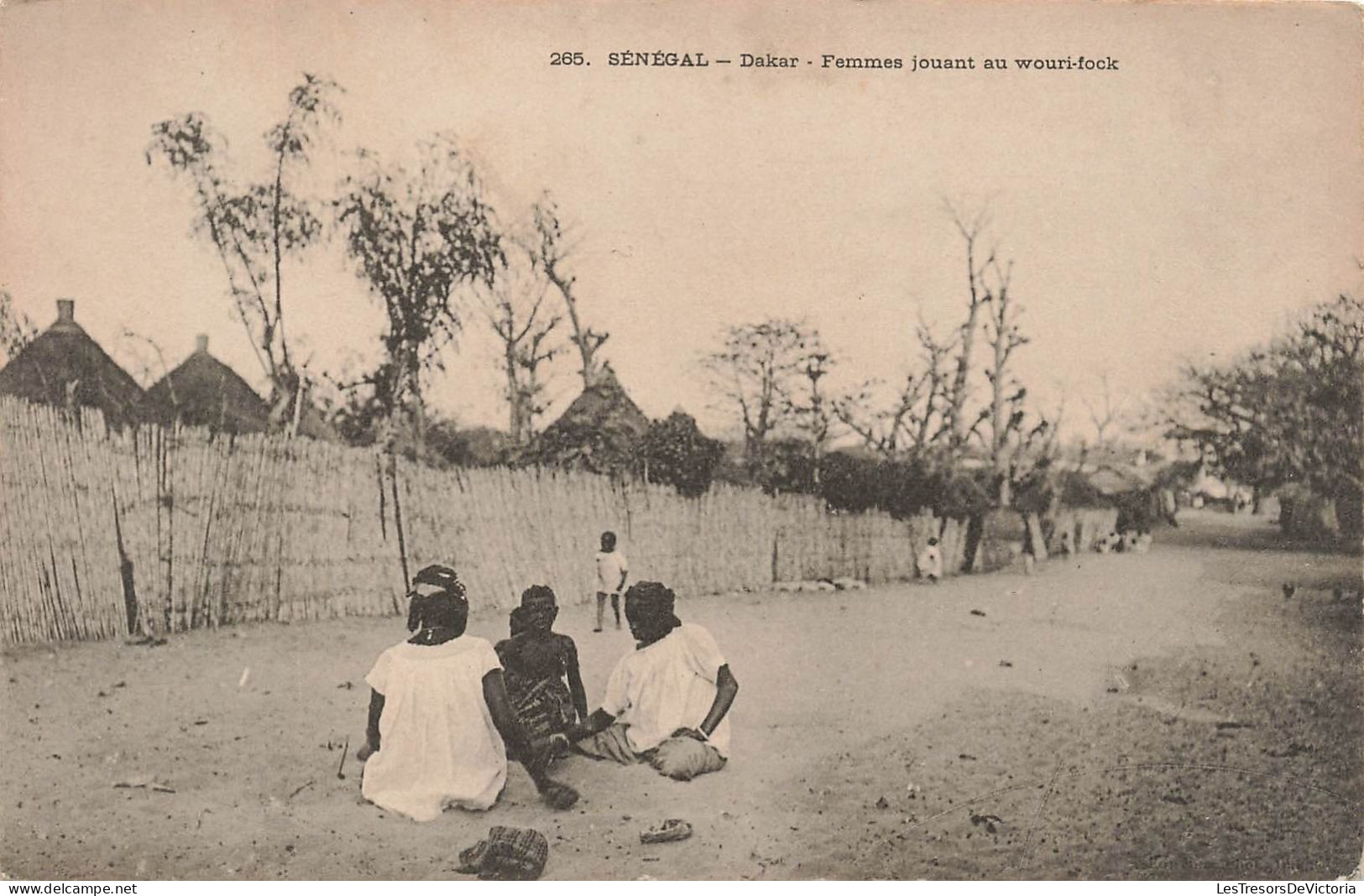 SENEGAL - Dakar - Femmes Jouant Au Wouri Fock - Dos Non Divisé - Carte Postale Ancienne - Senegal