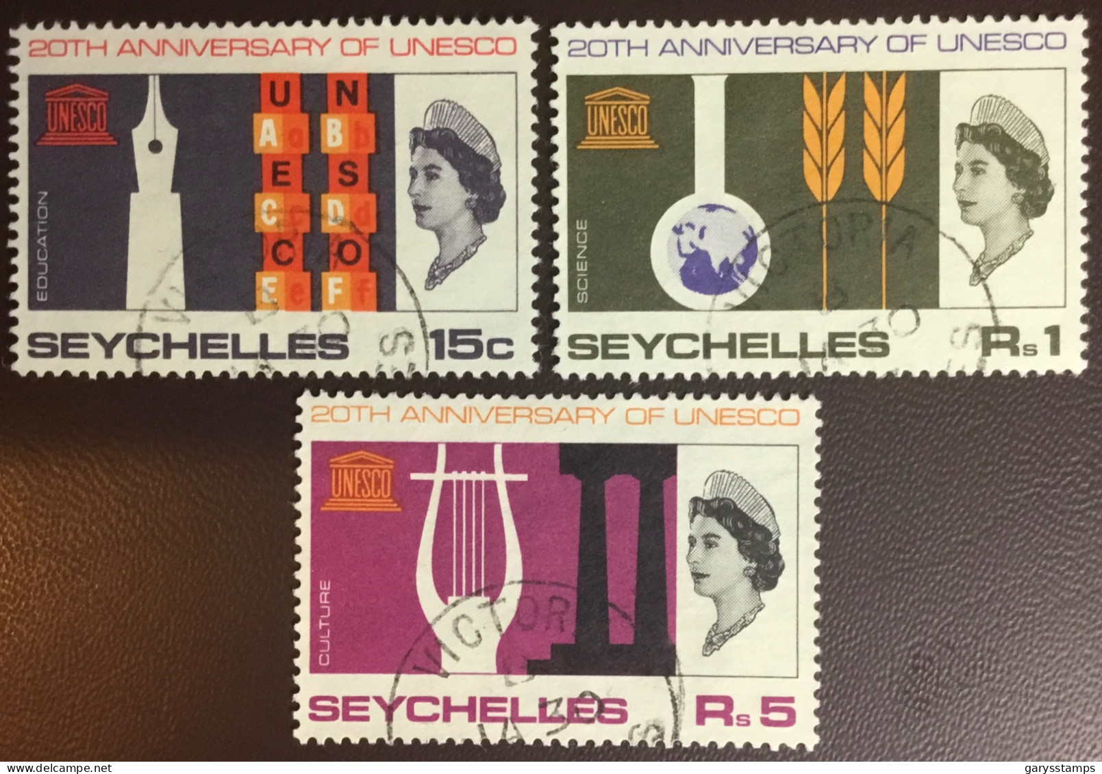 Seychelles 1966 UNESCO FU - Seychellen (...-1976)