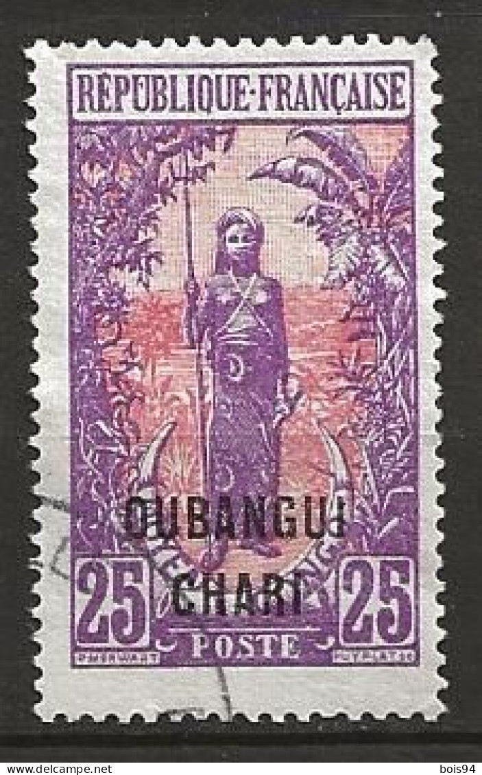 OUBANGUI 1922 .  N° 32 .  Oblitéré . - Usados