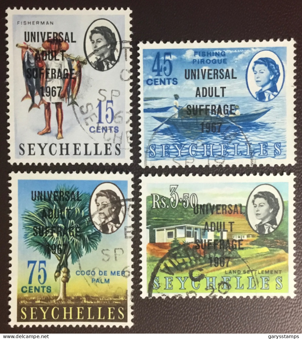 Seychelles 1967 Universal Suffrage FU - Seychelles (...-1976)