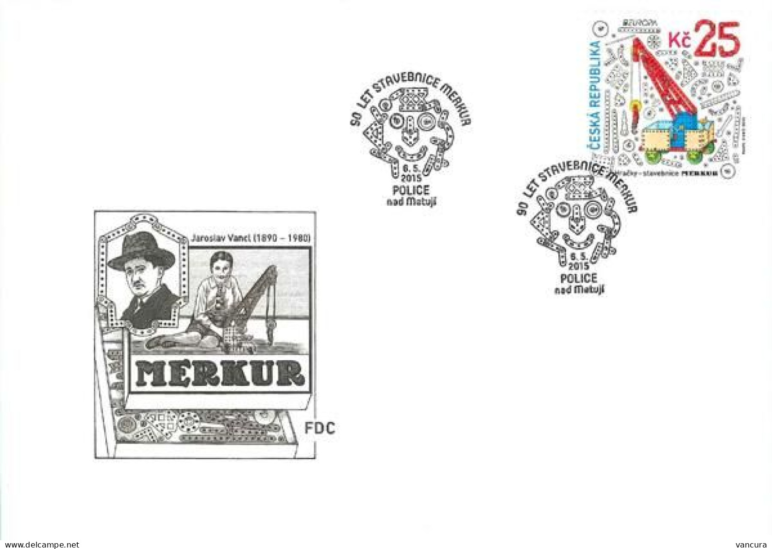 FDC  848 Czech Republic EUROPA 2015 Toy - 2015