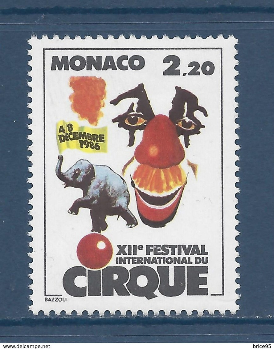 Monaco - YT N° 1550 ** - Neuf Sans Charnière - 1986 - Gebruikt