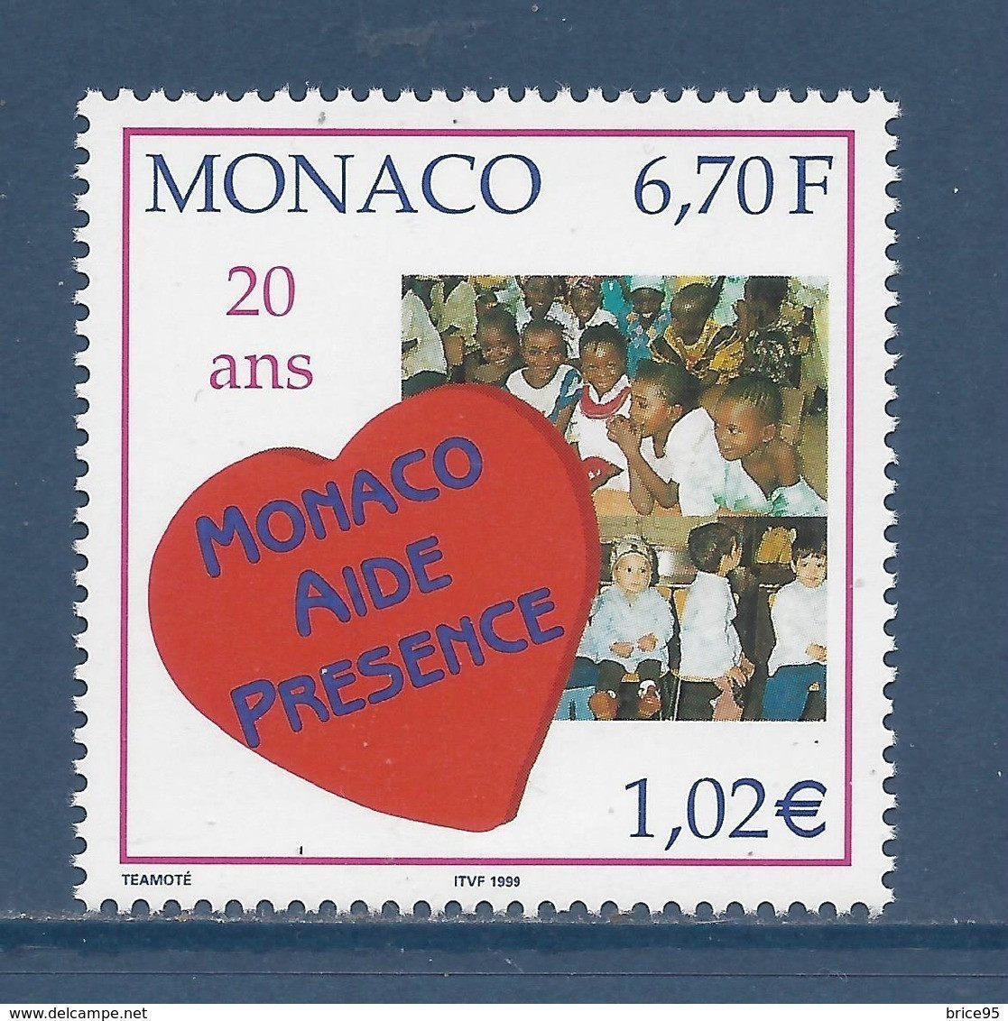 Monaco - YT N° 2191 ** - Neuf Sans Charnière - 1999 - Unused Stamps