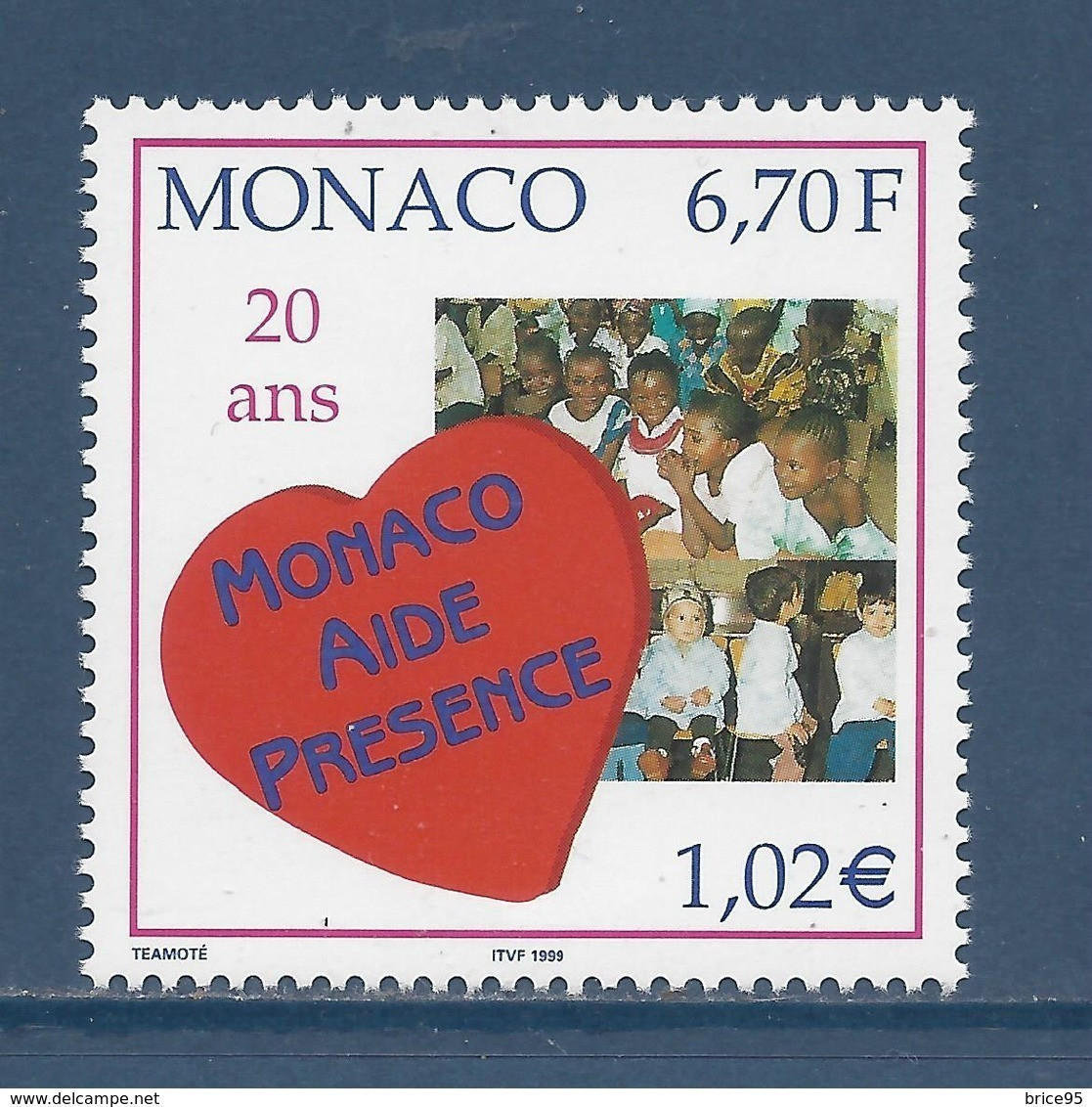 Monaco - YT N° 2191 ** - Neuf Sans Charnière - 1999 - Ongebruikt