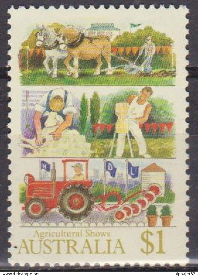 Agriculture - AUSTRALIE - Chevaux De Labour,Tracteur - N° 997 ** - 1987 - Mint Stamps
