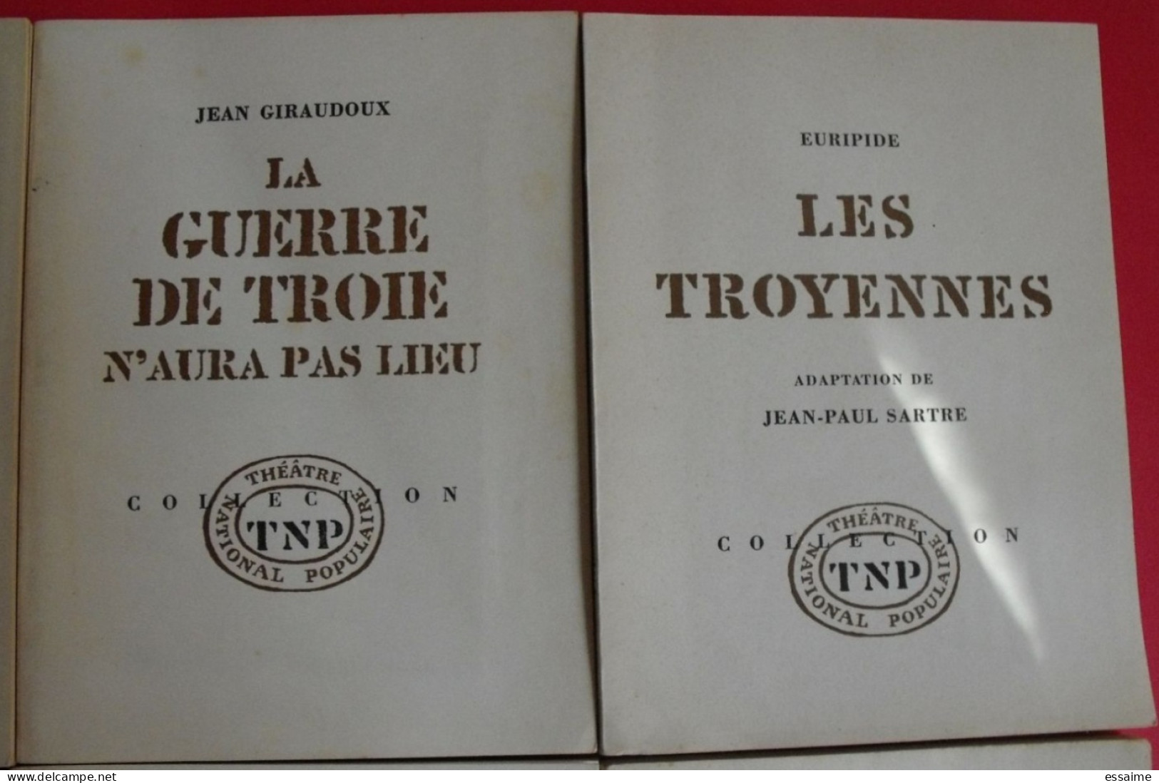 Lot De 8 Livrets TNP Théâtre National Populaire. Goldoni Calderon Corneille Shakespeare Molière Euripide 1957-1965 - Autres & Non Classés