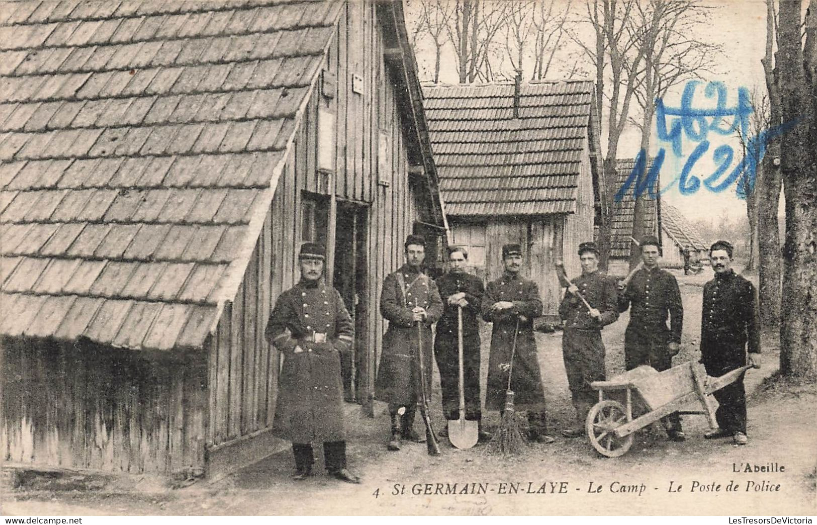 FRANCE - St Germain En Laye - Le Camp - Le Poste De Police - Carte Postale Ancienne - St. Germain En Laye