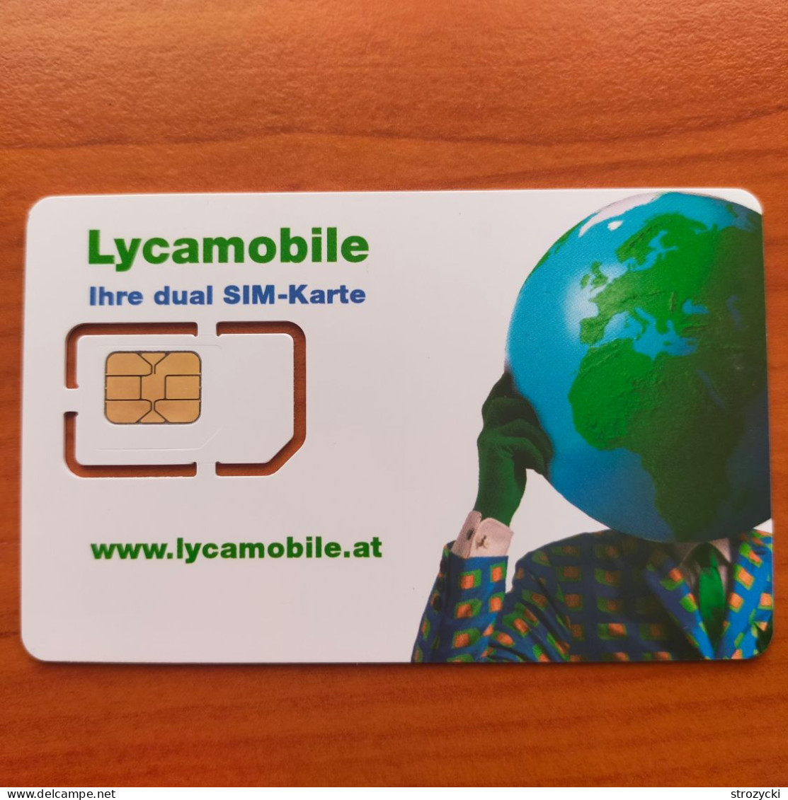 Austria - Lycamobile Dual SIM-Karte  - GSM SIM  - Mint - Autriche