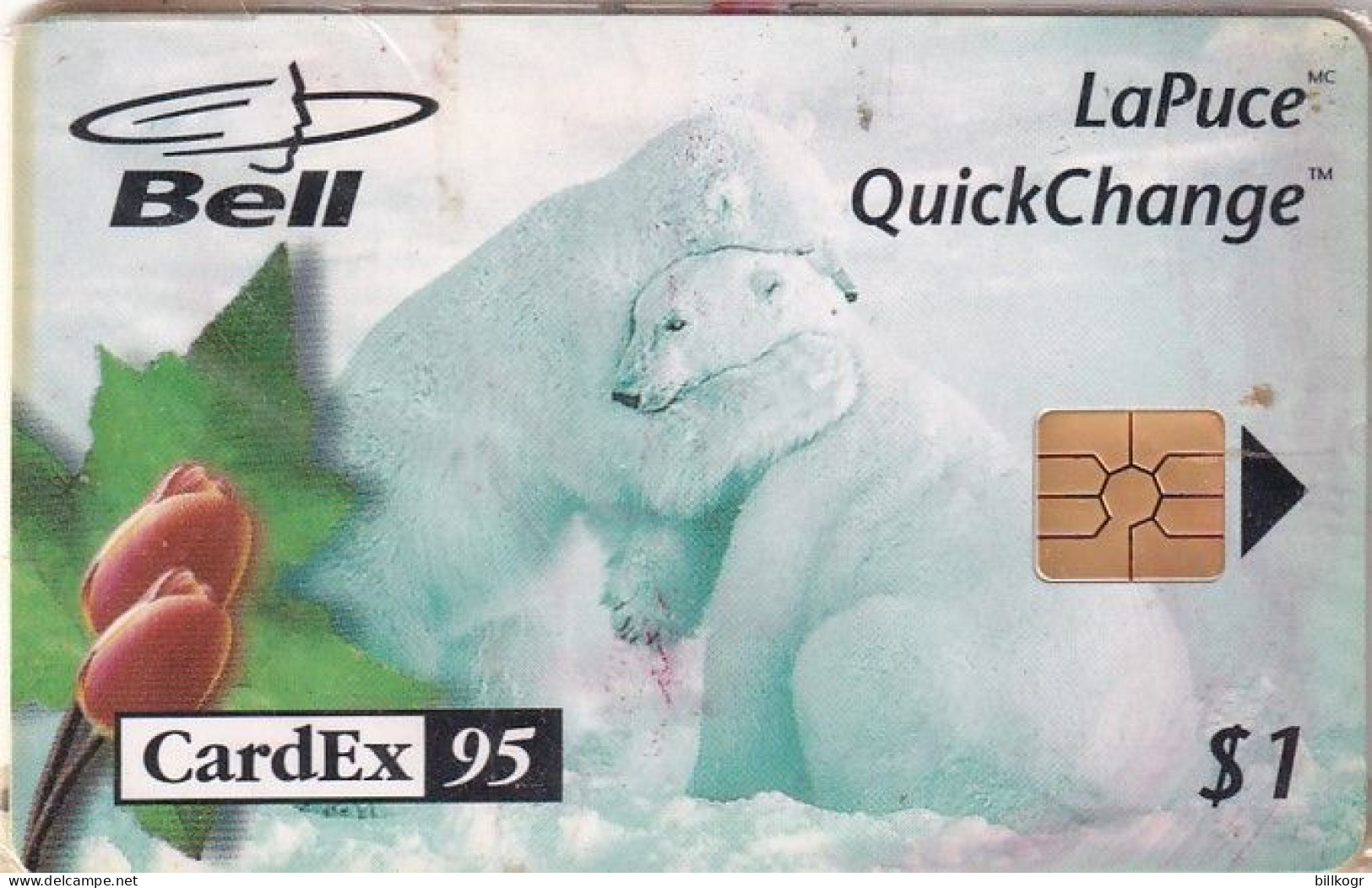 CANADA - Polar Bears, CardEx 95 Maastricht, Tirage 4000, 09/95, Mint - Canada