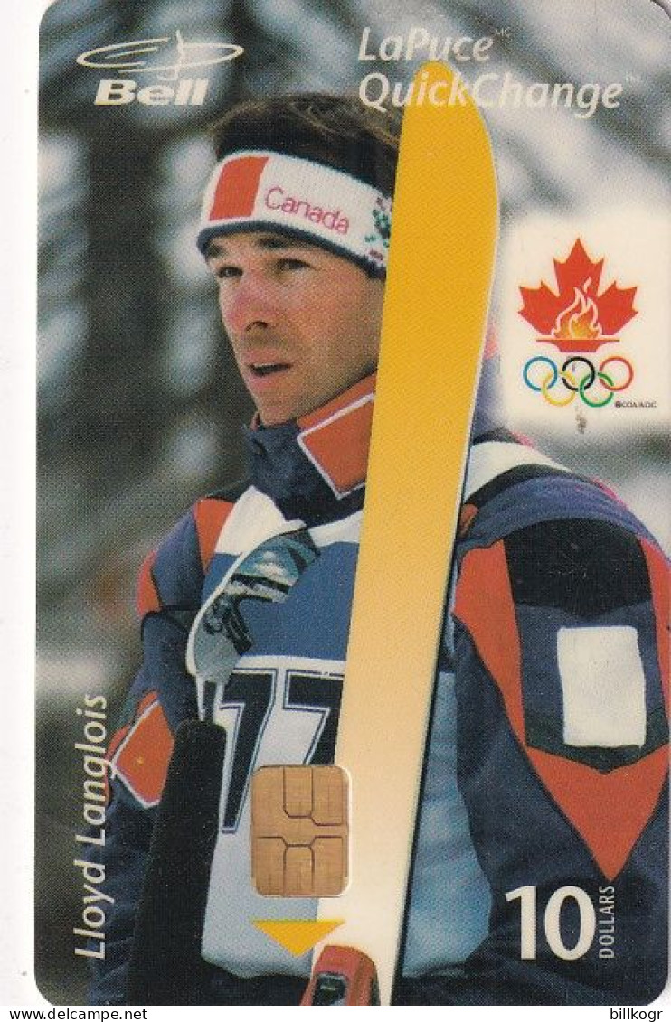 CANADA - Canadian Olympic Team/Ski-Lloyd Langlois, Tirage 40000, 12/97, Used - Canada