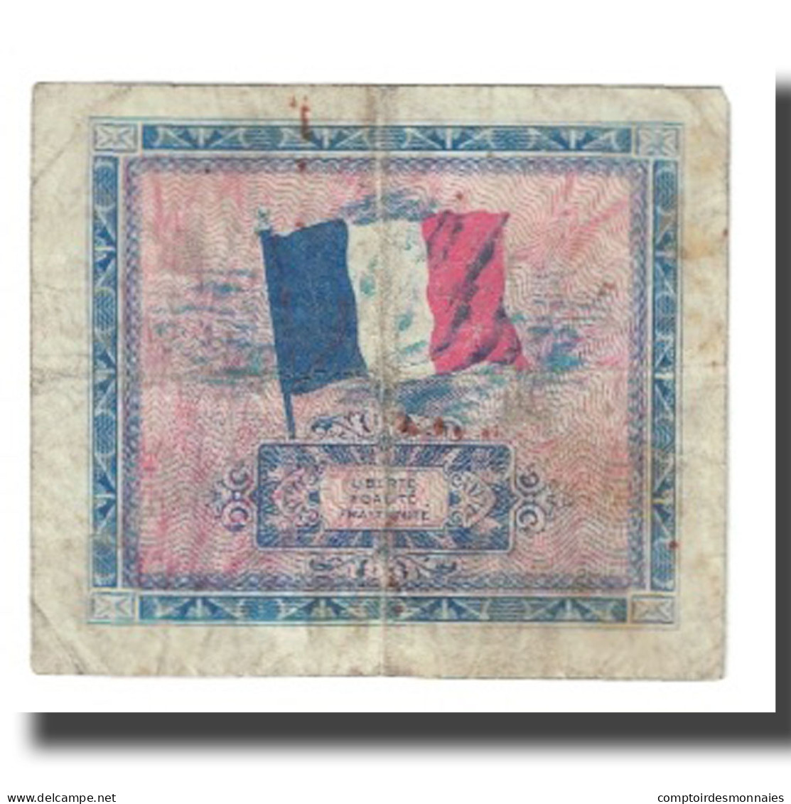 France, 2 Francs, Drapeau/France, 1944, TB, Fayette:VF 16.01, KM:114a - 1944 Flagge/Frankreich