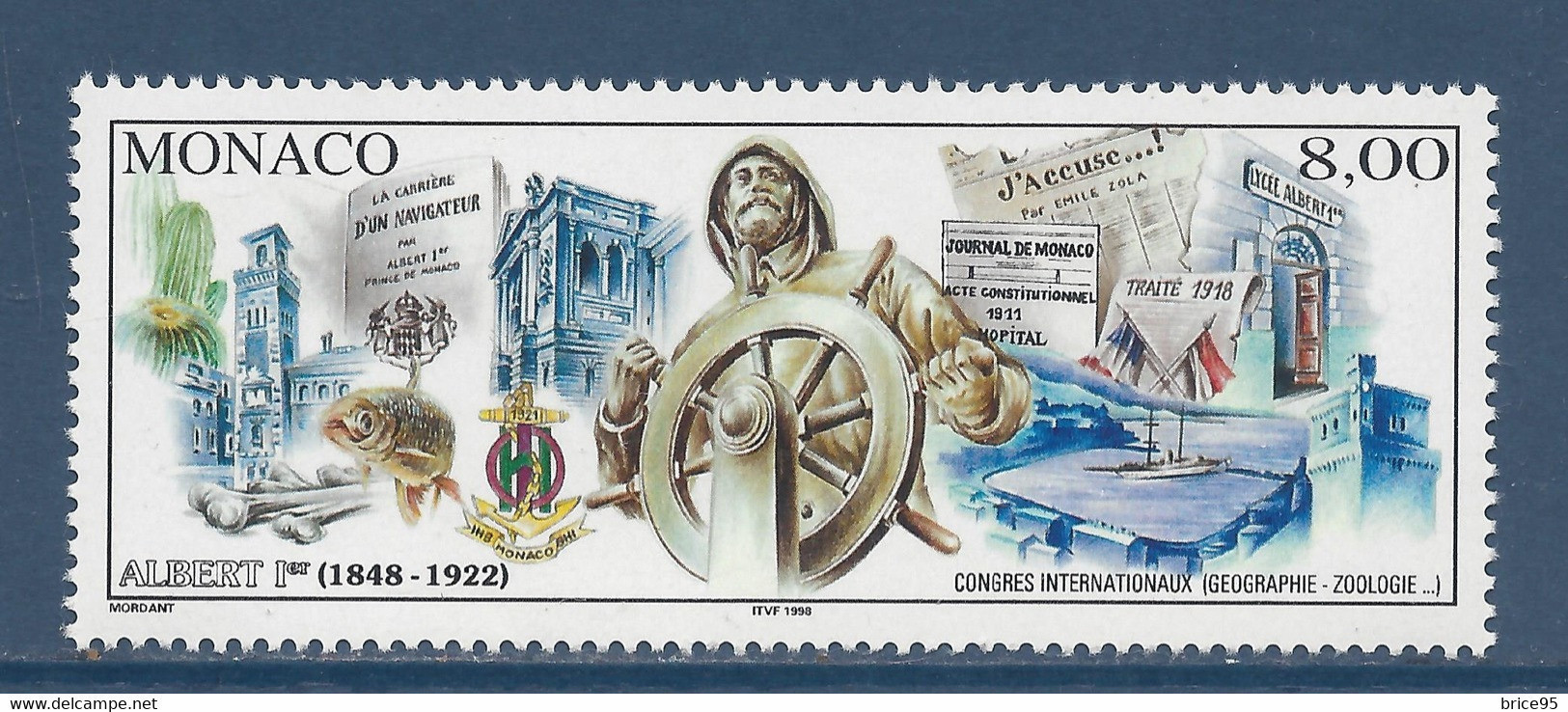 Monaco - YT N° 2145 ** - Neuf Sans Charnière - 1997 - Unused Stamps