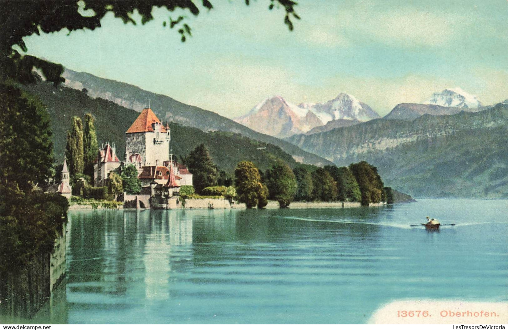 SUISSE - Oberhofen - Vue - Colorisé - Carte Postale Ancienne - Sonstige & Ohne Zuordnung